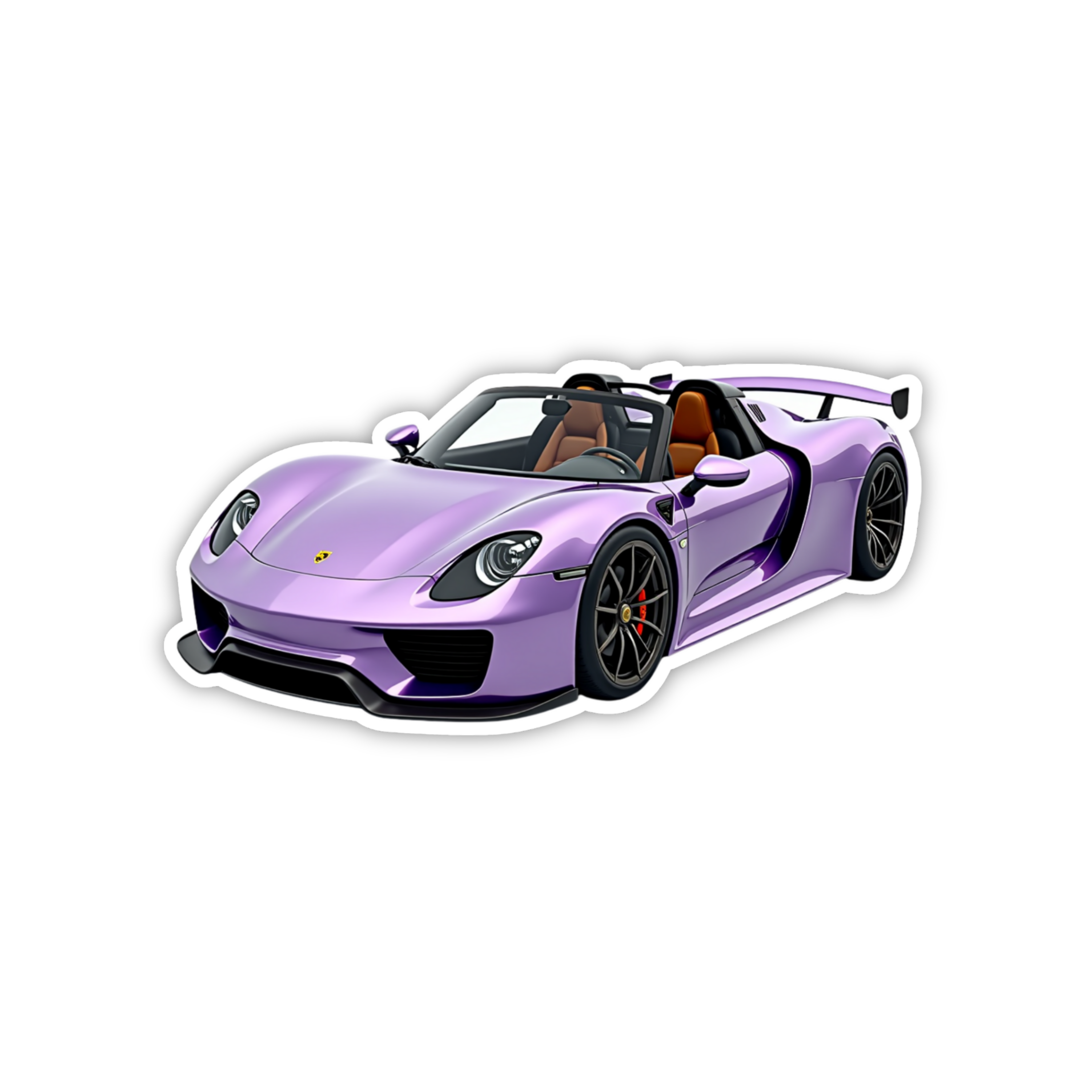 Hot Wheels Supercar Design #24 Premium Car Sticker