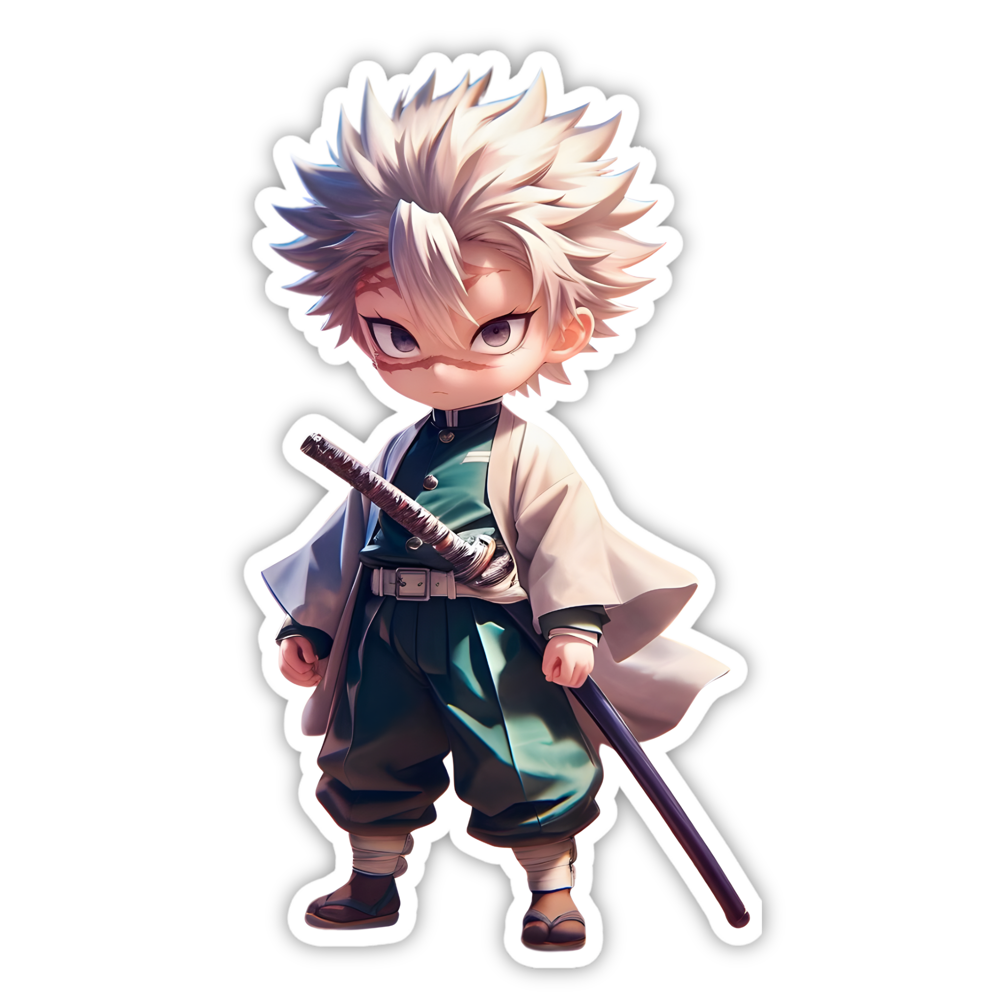 Genya Shinazugawa Chibi Sticker