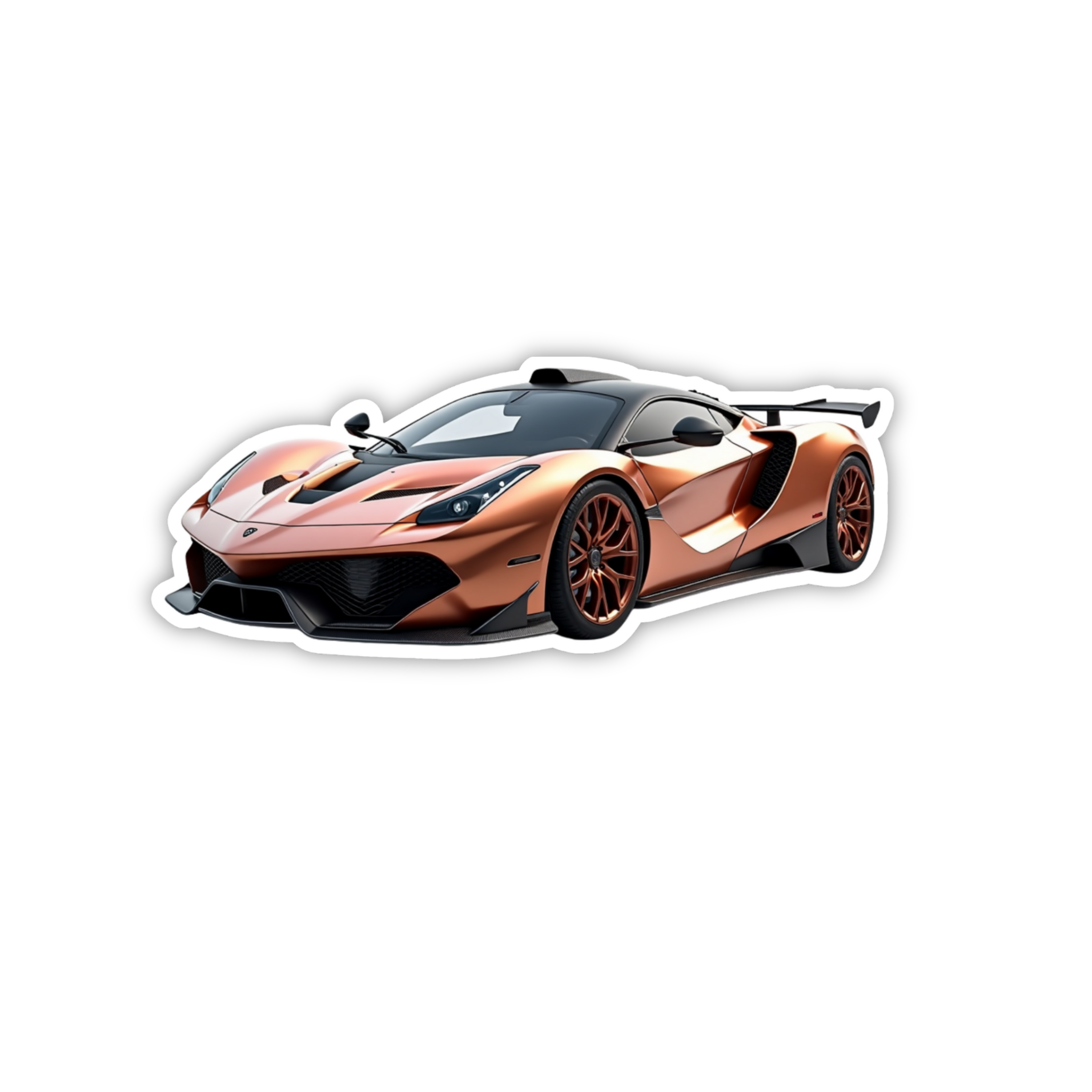 Hot Wheels Supercar Design #25 Premium Car Sticker