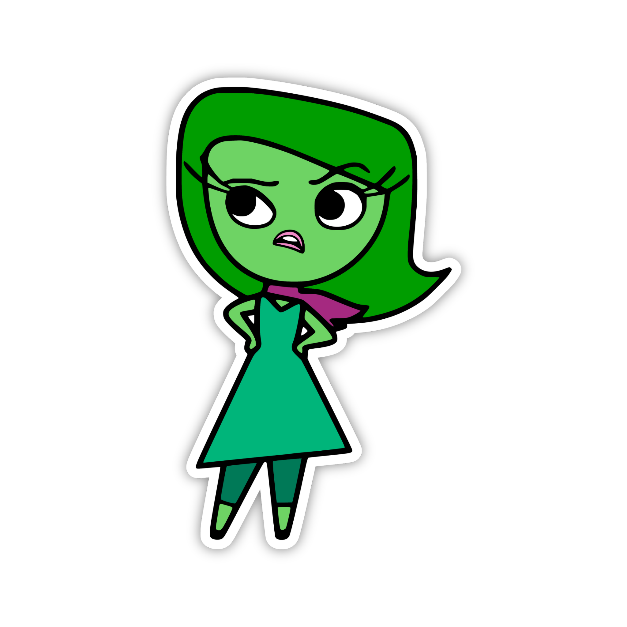 Disgust Classic Pose Sticker