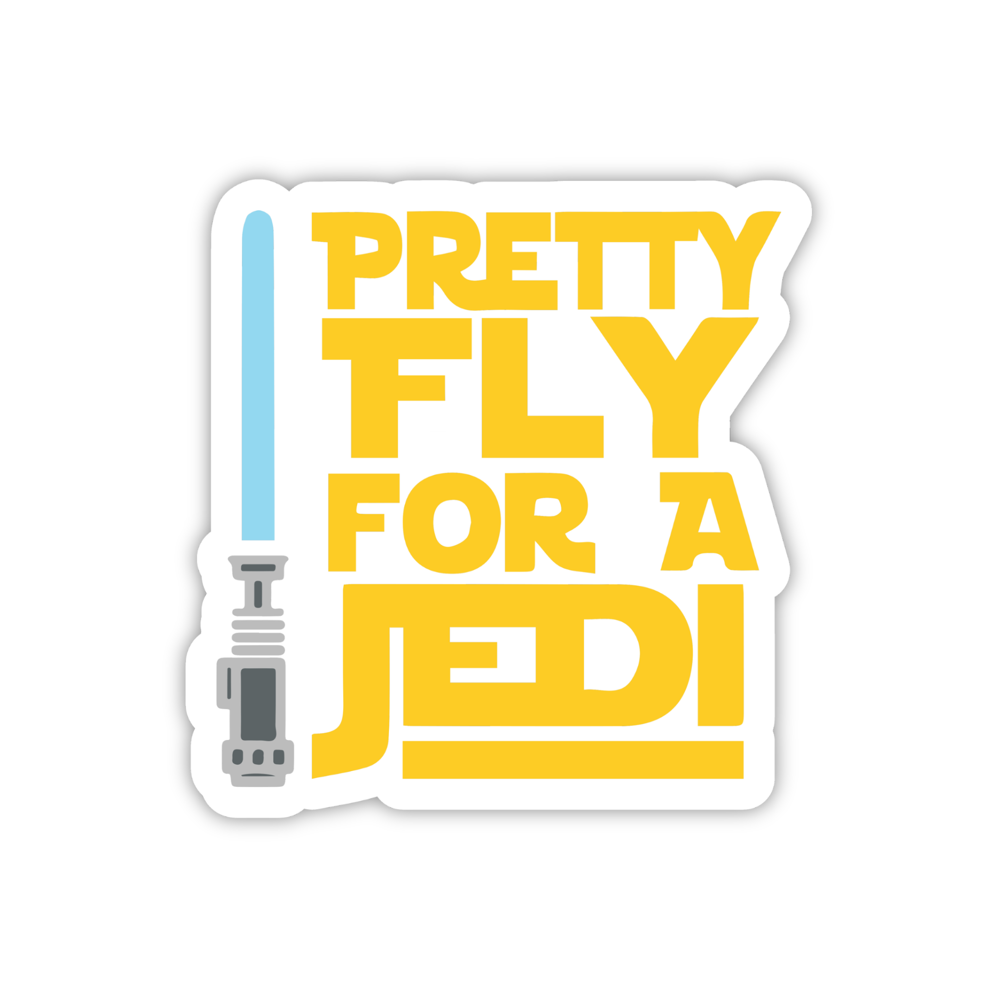 Pretty Fly For A Jedi Sticker