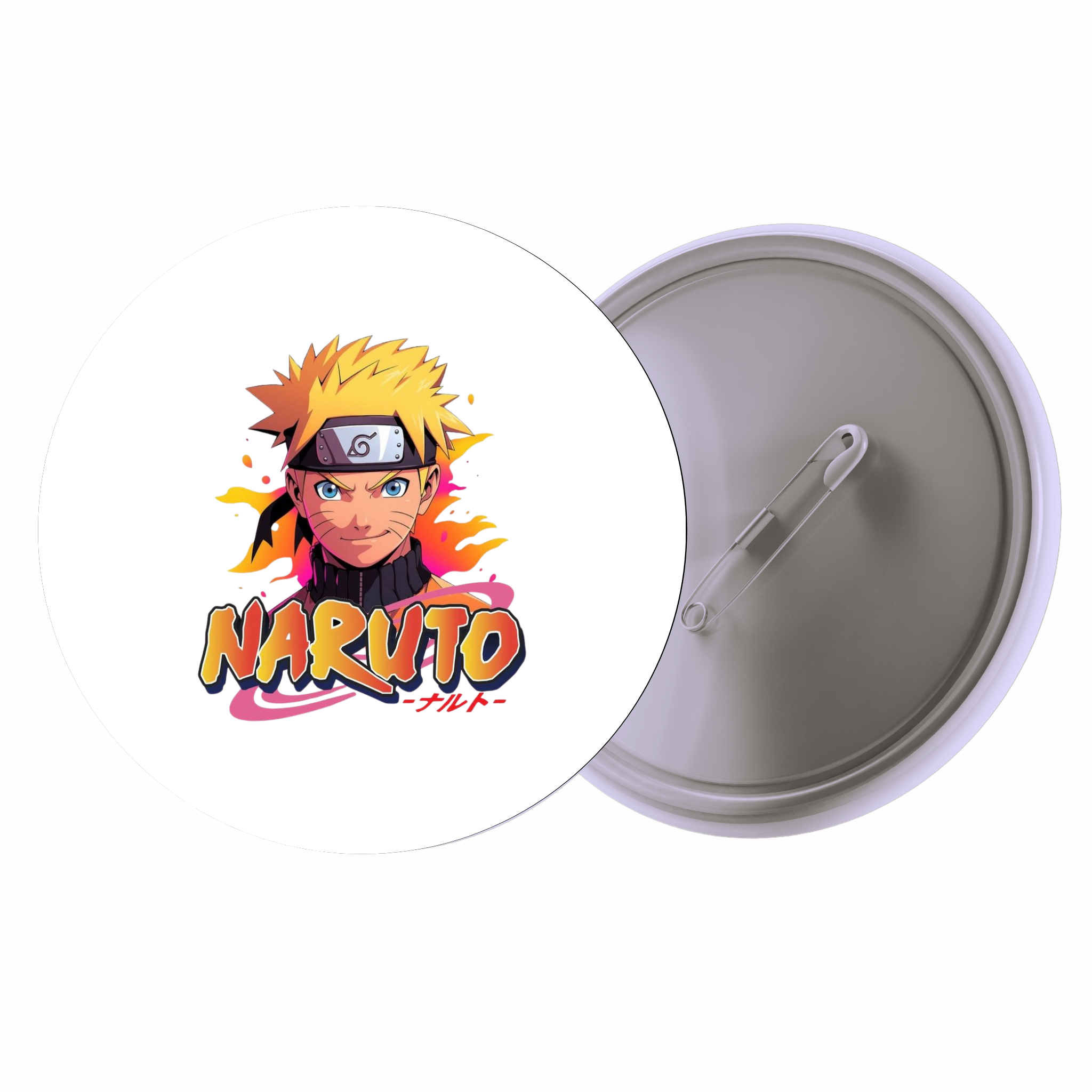 Naruto Naruto Uzumaki Logo Small Anime Pin Badge
