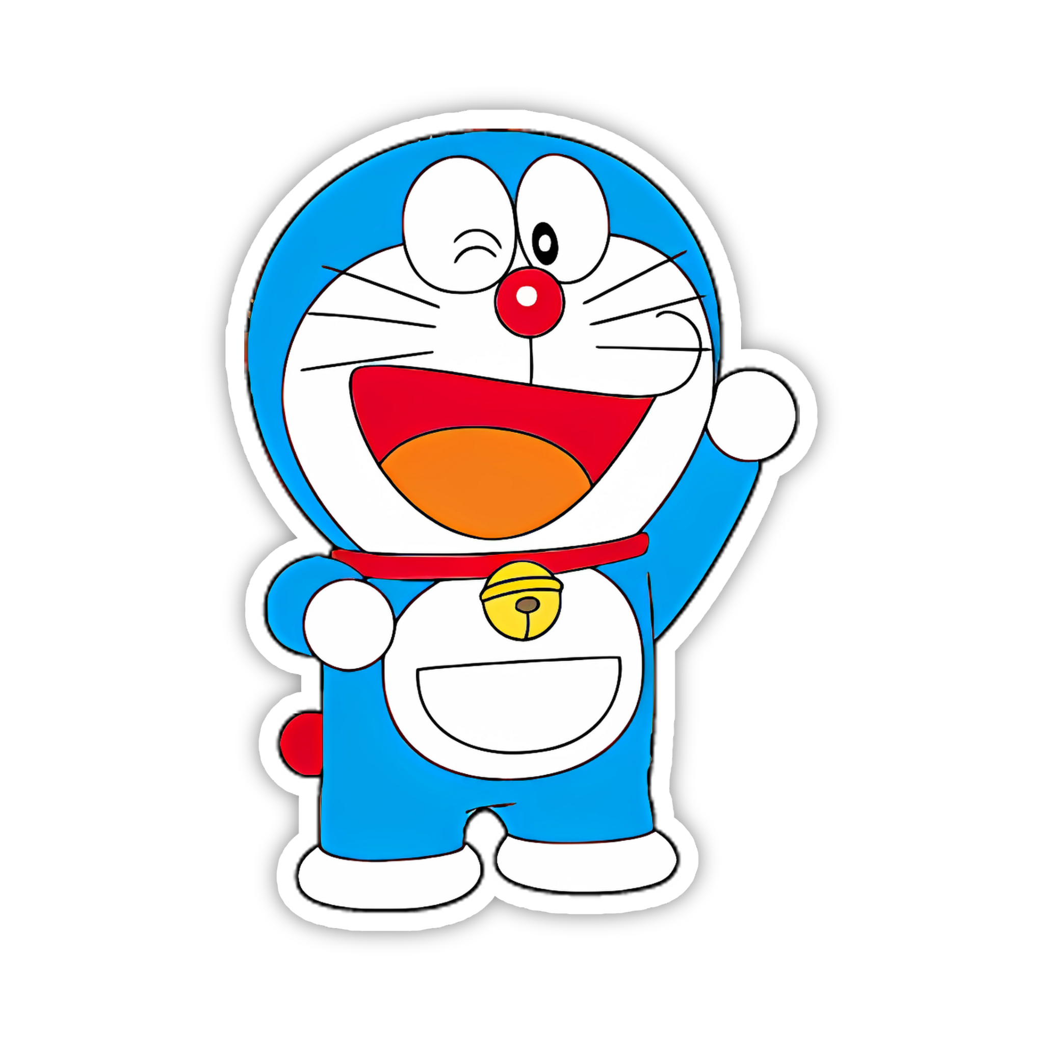 Doraemon Big Smile Stand Sticker