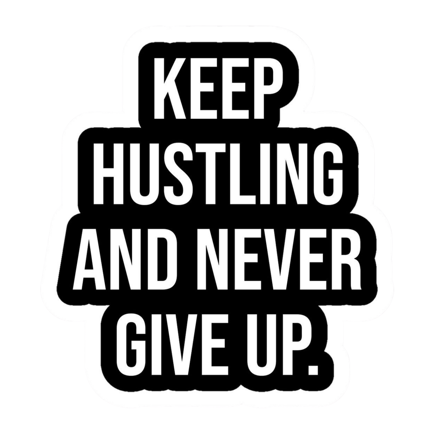 Coding Stickers - "Keep Hustling"
