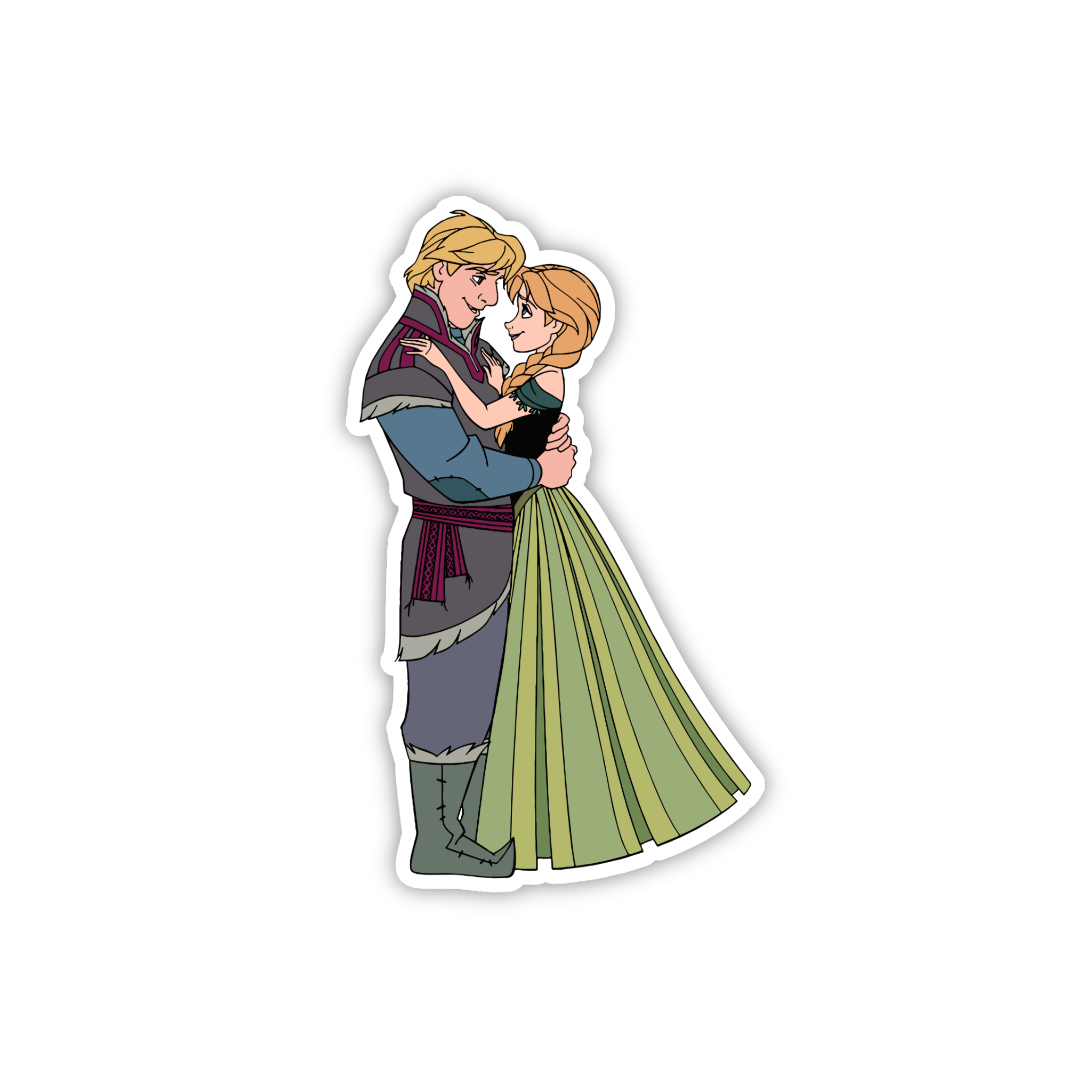 Anna Green Royal Dress Sticker