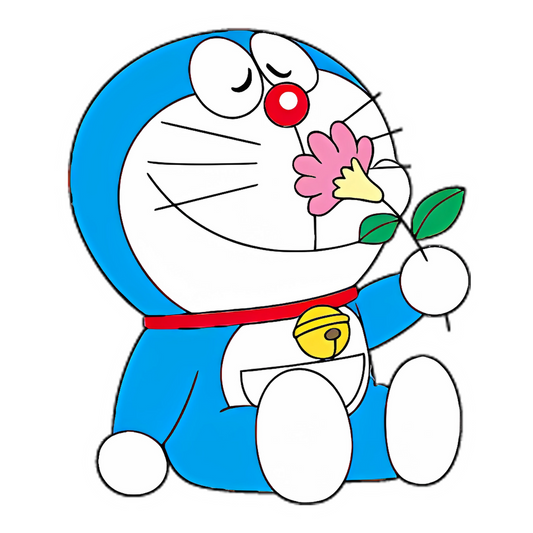 Doraemon Stickers - Flower Doraemon
