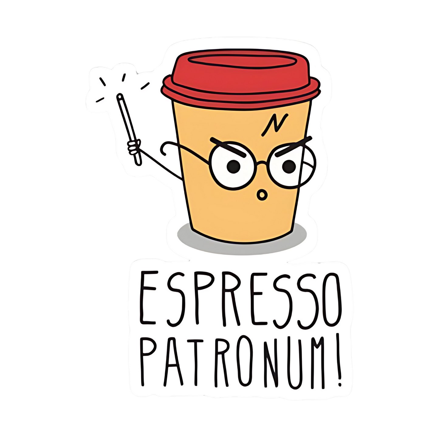 Harry Potter Stickers - Espresso Patronum Cup