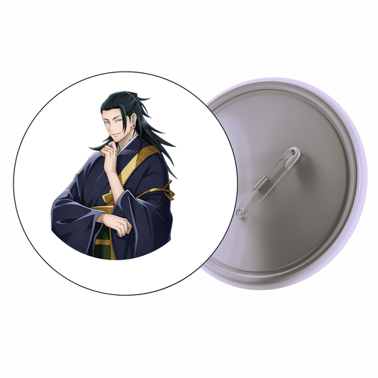 Anime - Sasuke Uchiha – Sitting Pose Badge