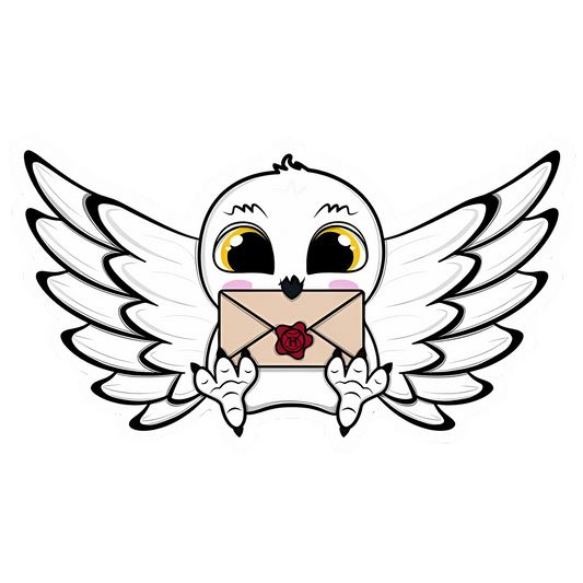 Harry Potter Stickers - Hedwig with Letter