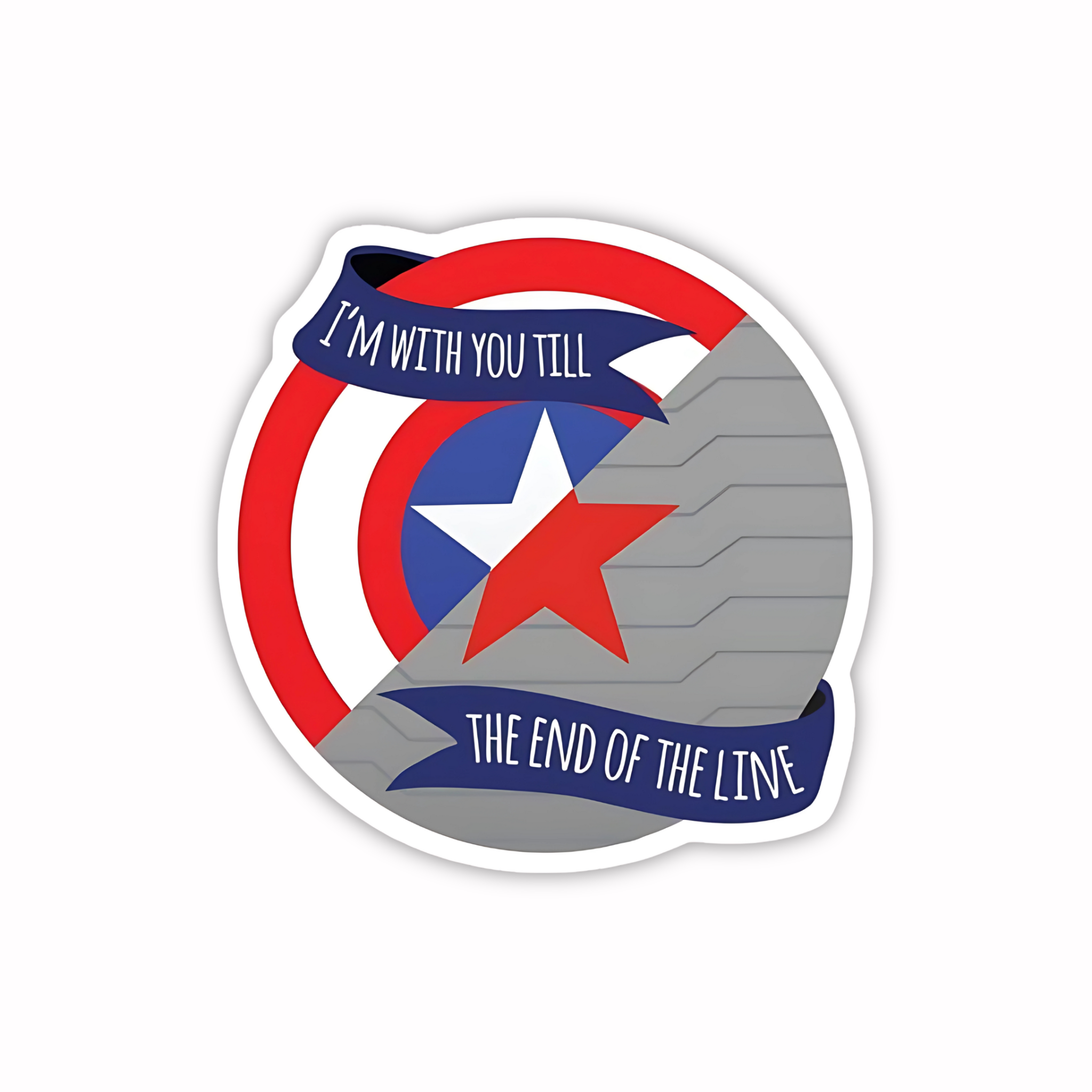 Captain America Shield Logo Sticker