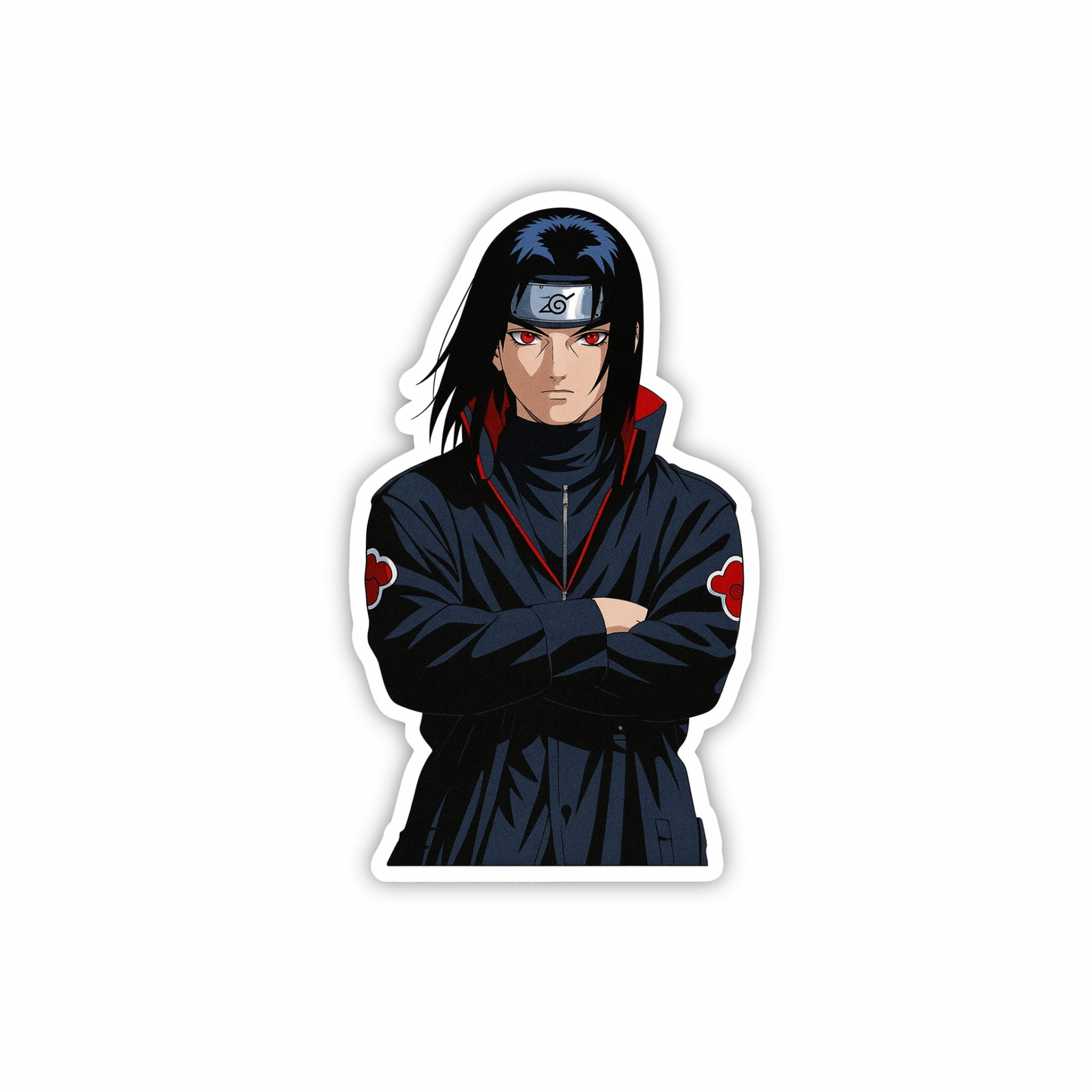 Itachi Uchiha Dark Mode Sticker