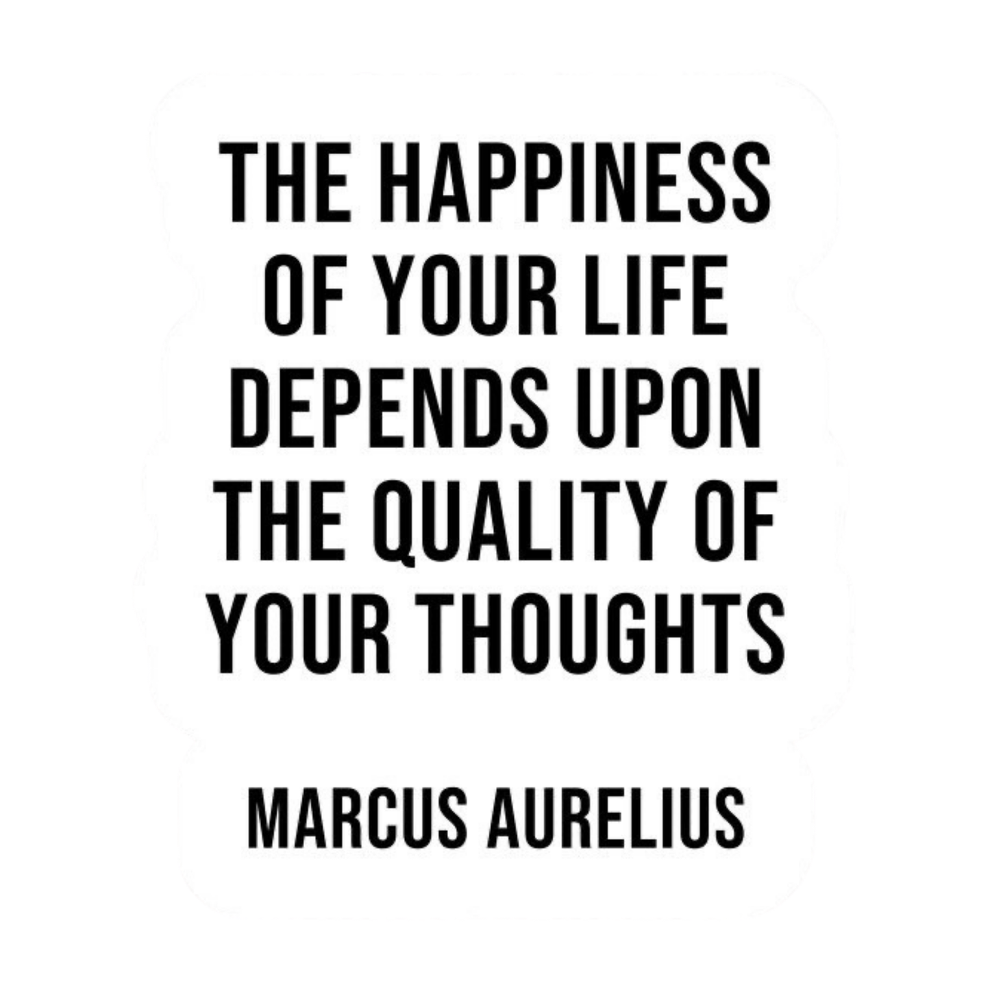 Coding Stickers - "Marcus Aurelius Quote"