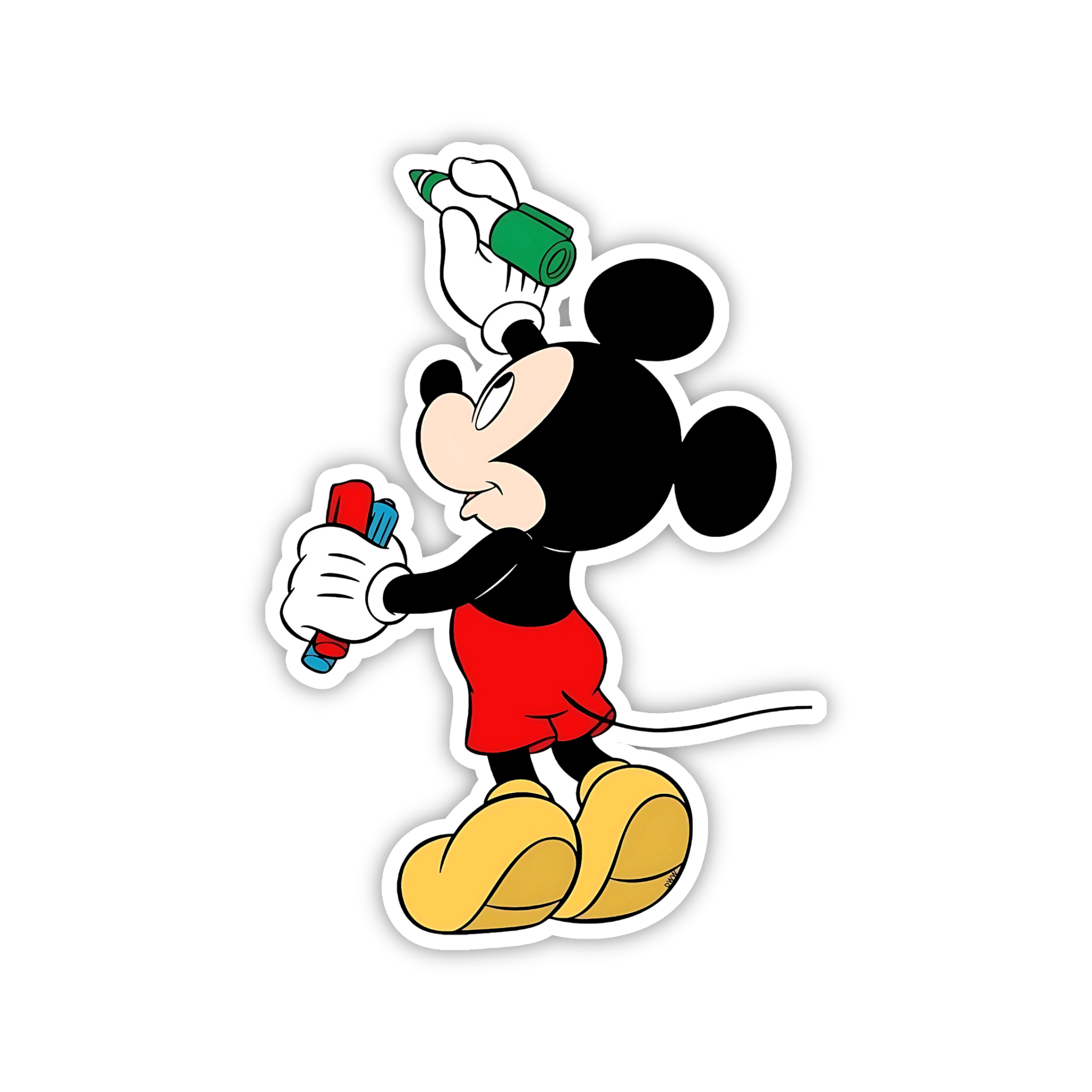 Mickey Toothbrush Fun Sticker