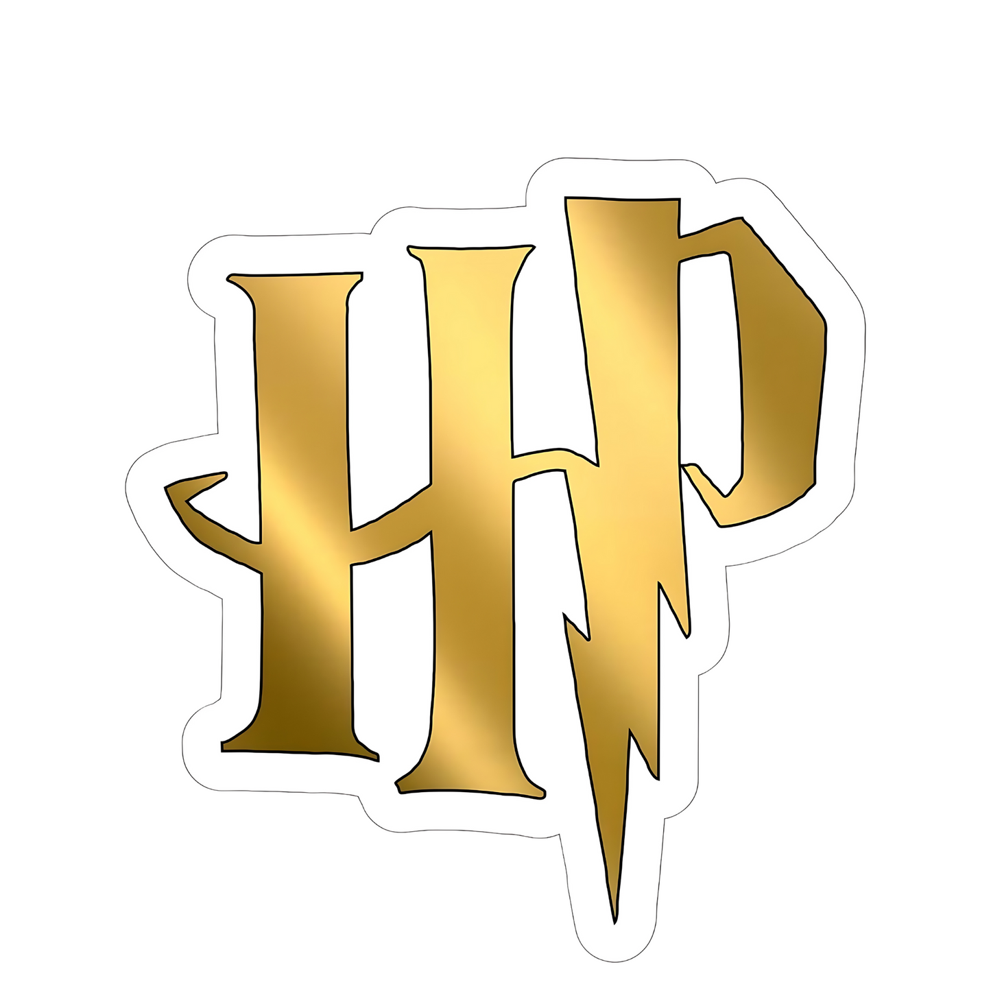 Harry Potter Stickers - Golden HP Logo