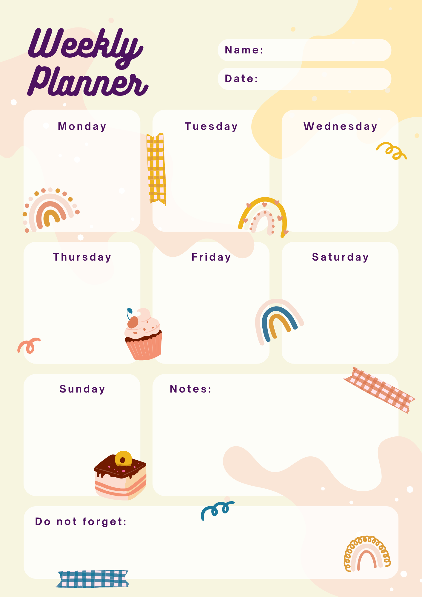 A4 Big Magnetic Planner