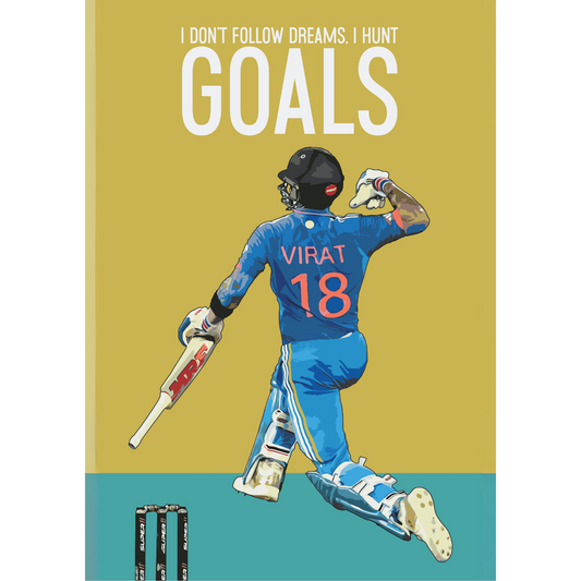 Virat Kohli Posters – Multiple Designs | Cricket & Sports Wall Art – Goal Hunter