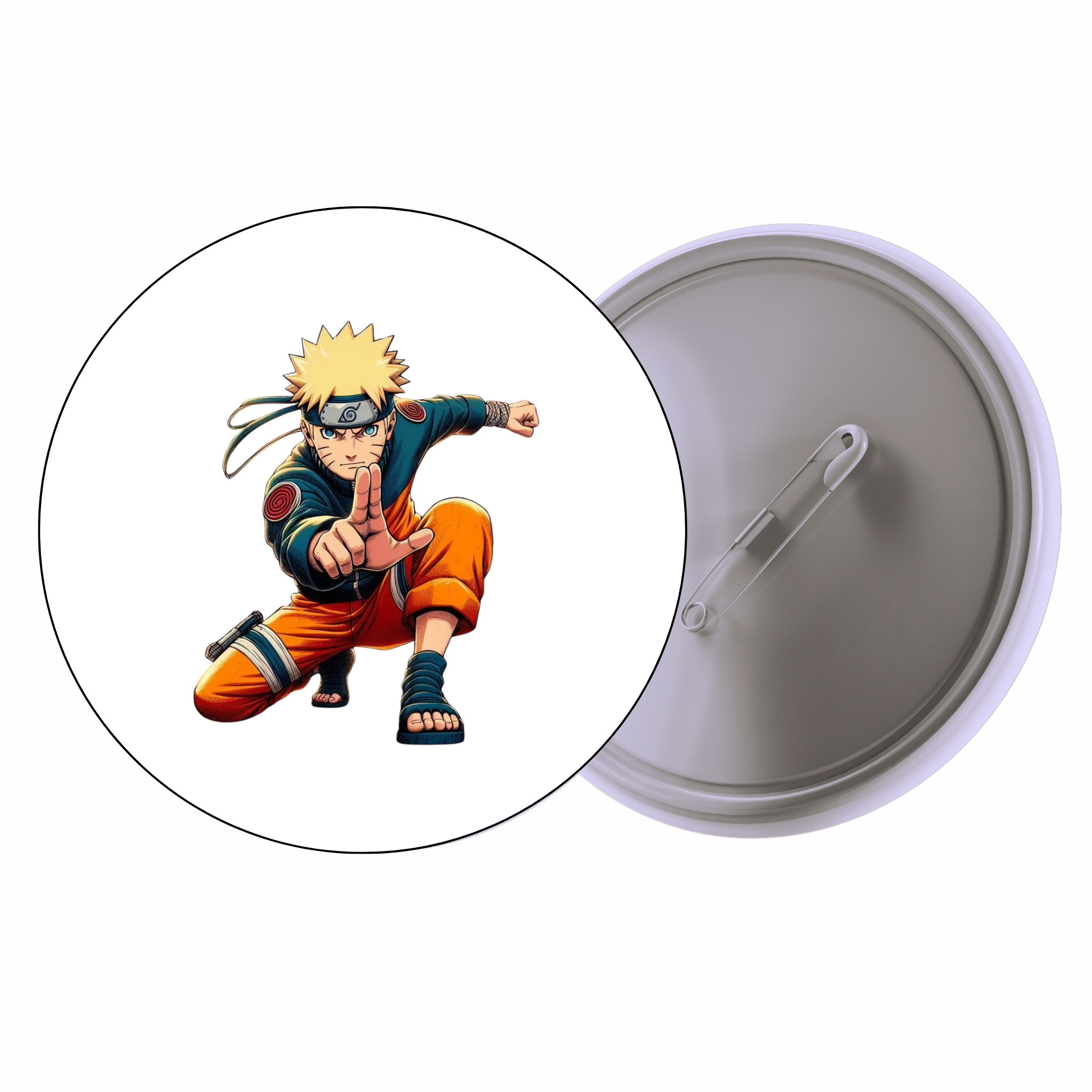 Naruto Naruto Uzumaki Running (Chibi) Anime Pin Badge