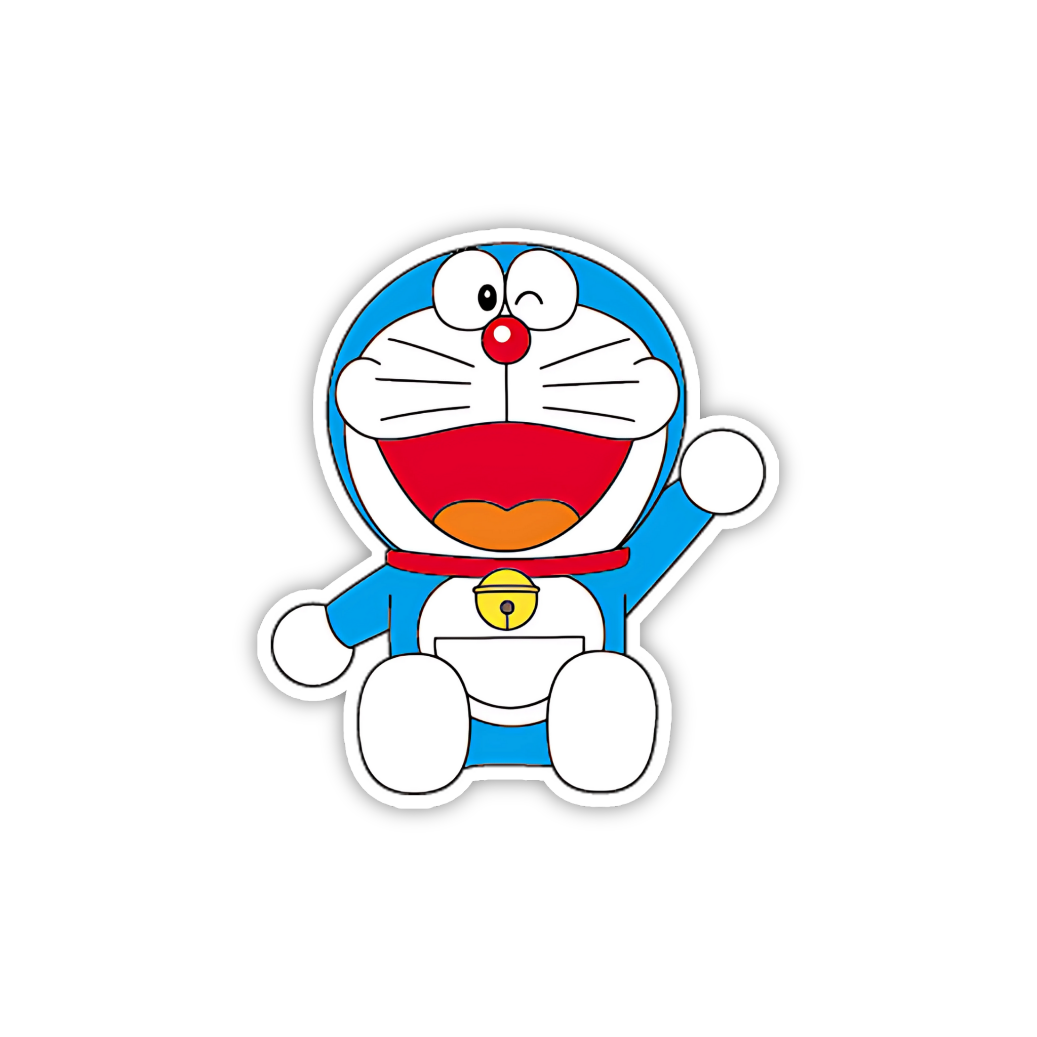 Doraemon Sitting Cute Sticker
