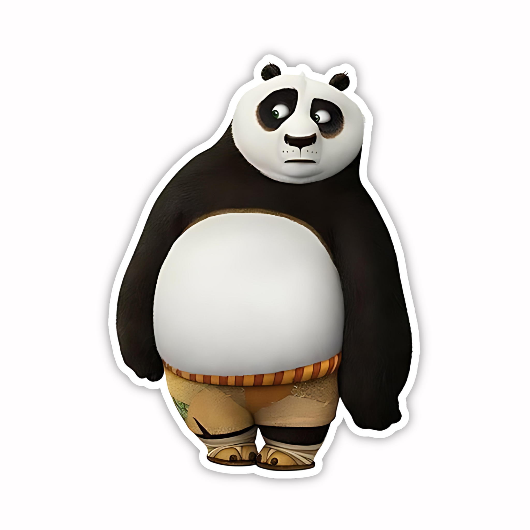 Kung Fu Panda Classic Stand Sticker