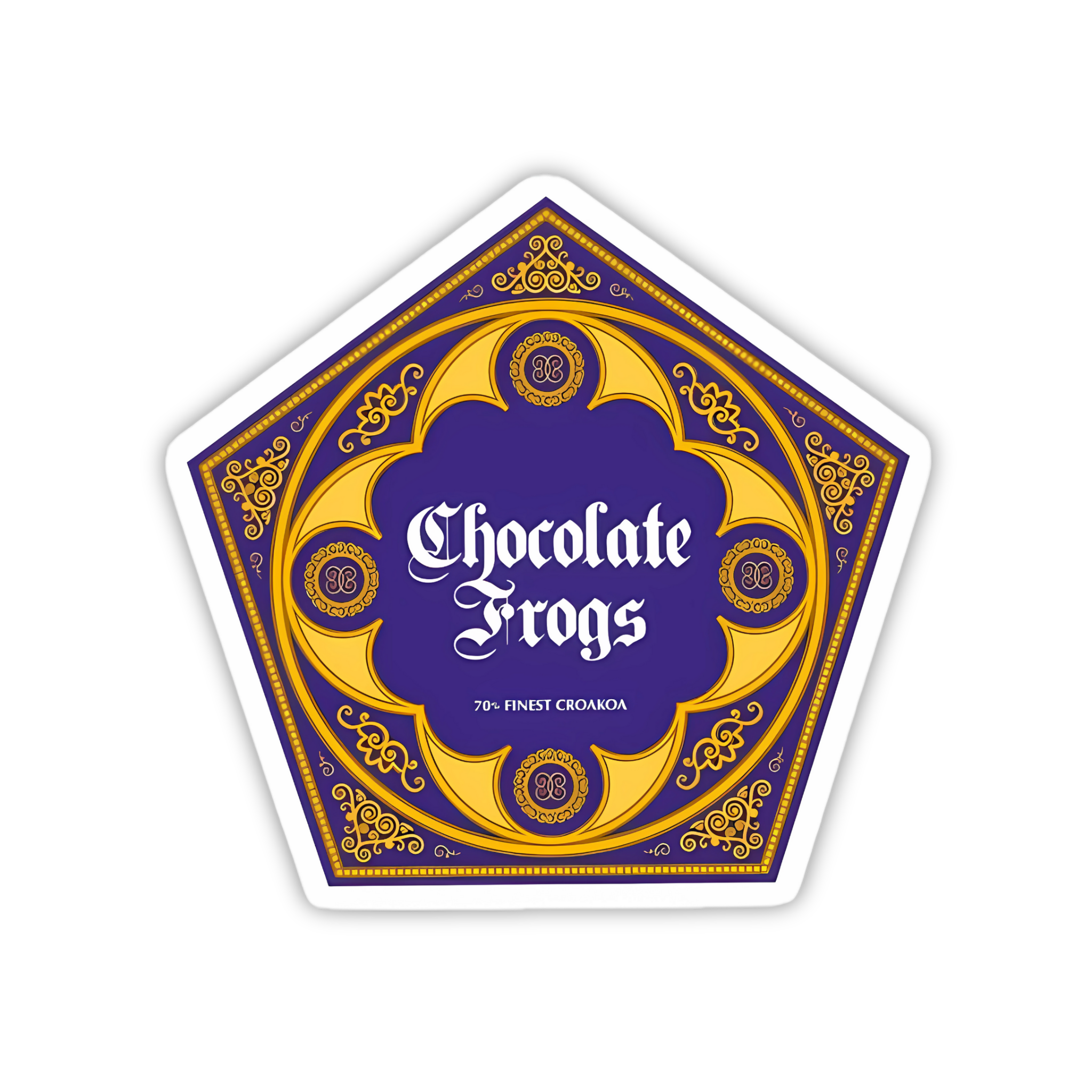 Chocolate Frogs Wizard Card Sticker