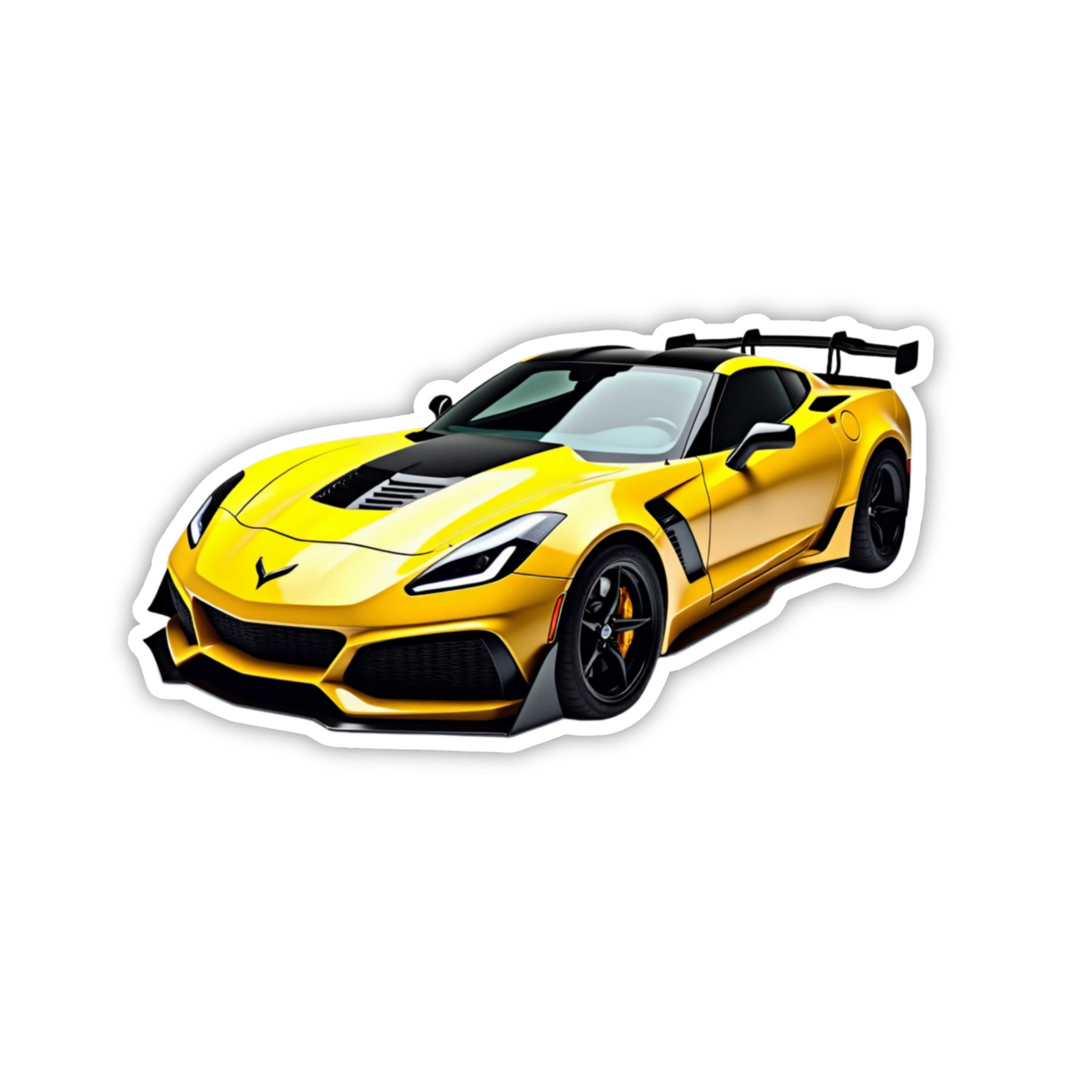 Hot Wheels Supercar Design #31 Premium Car Sticker