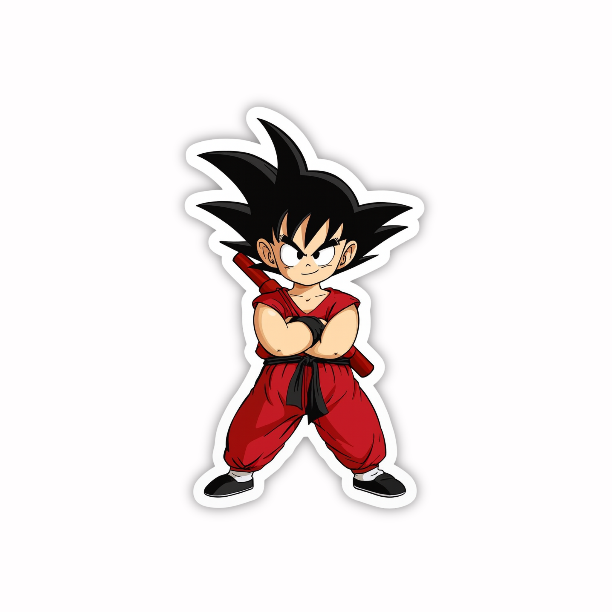 Kid Goku Minimal Sticker