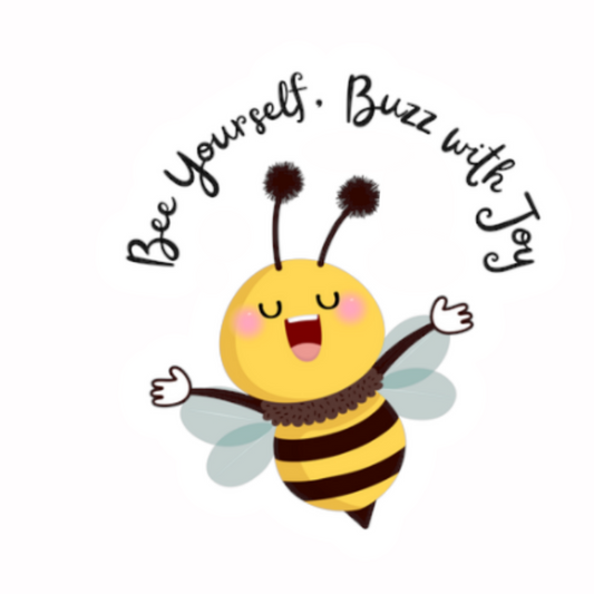 Pun Stickers - Be Yourself Buzz with Joy