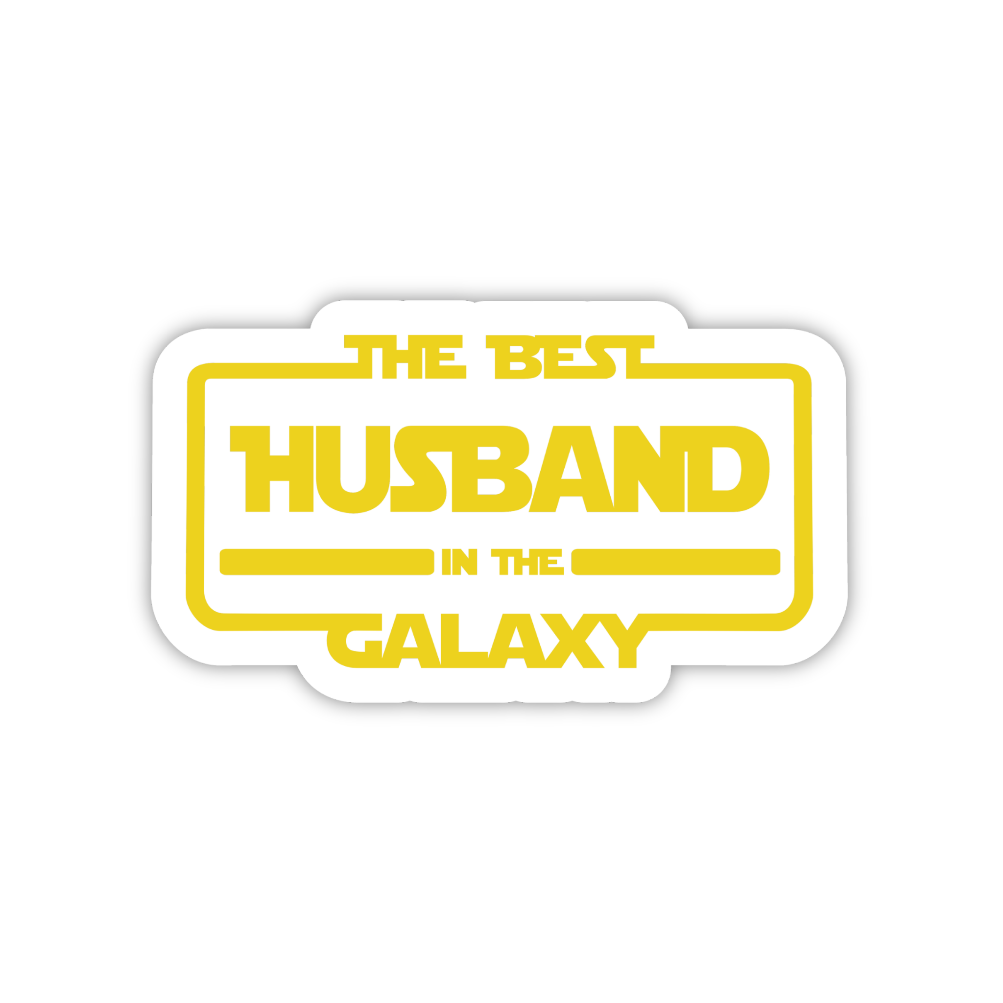Best Husband In The Galaxy Sticker