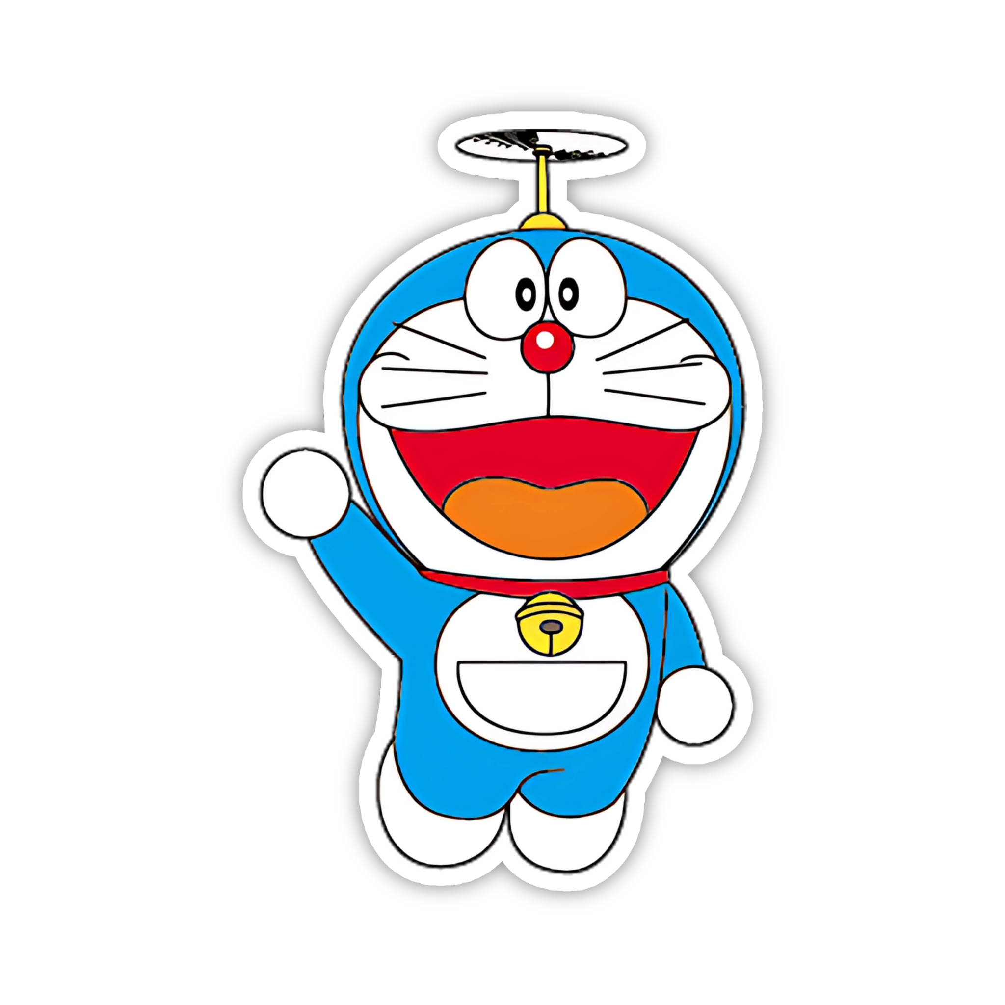 Doraemon Helicopter Fly Sticker