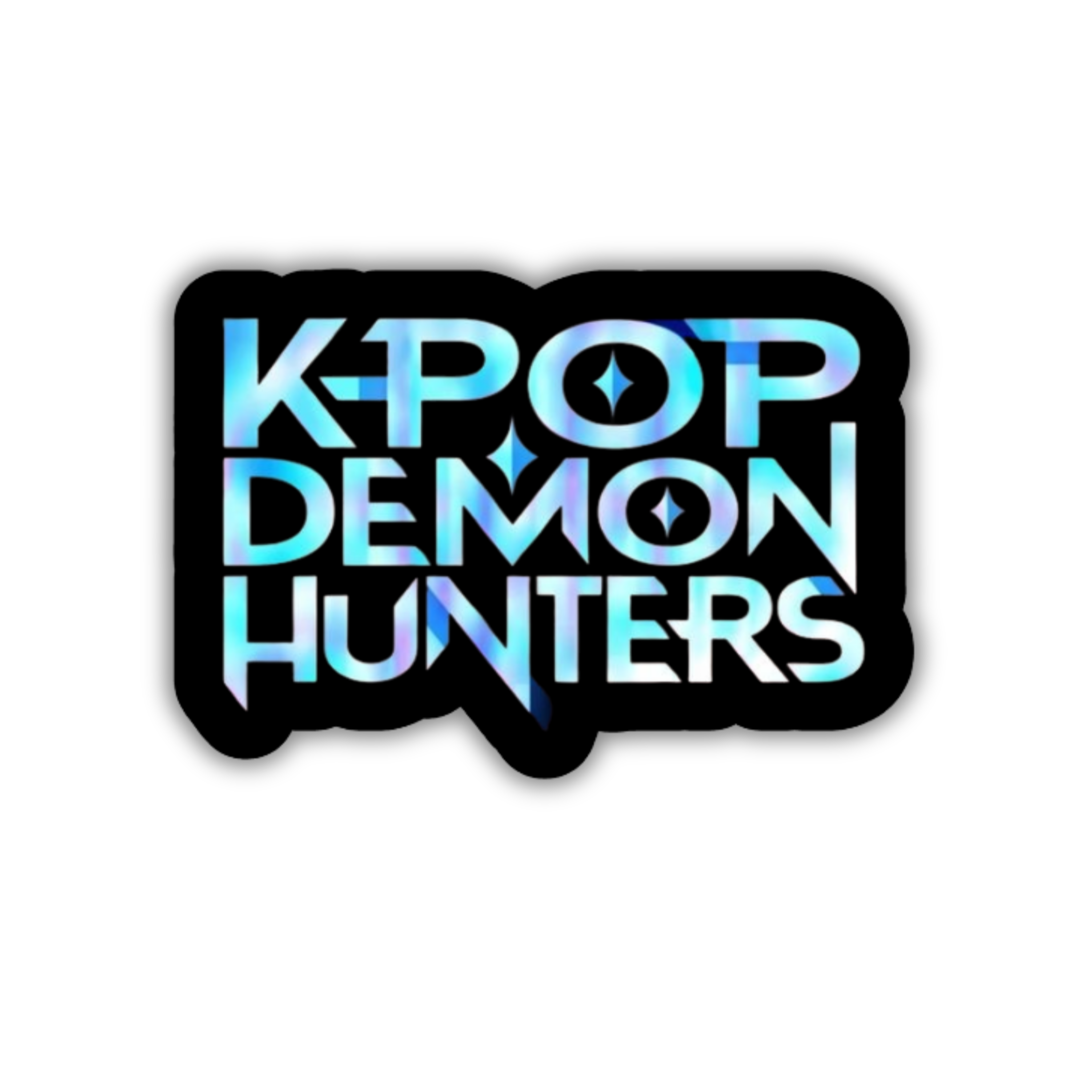 K-Pop Demon Hunters Neon Logo Vinyl Sticker | K-Pop Aesthetic Fandom Laptop Decal | Snap Magicians