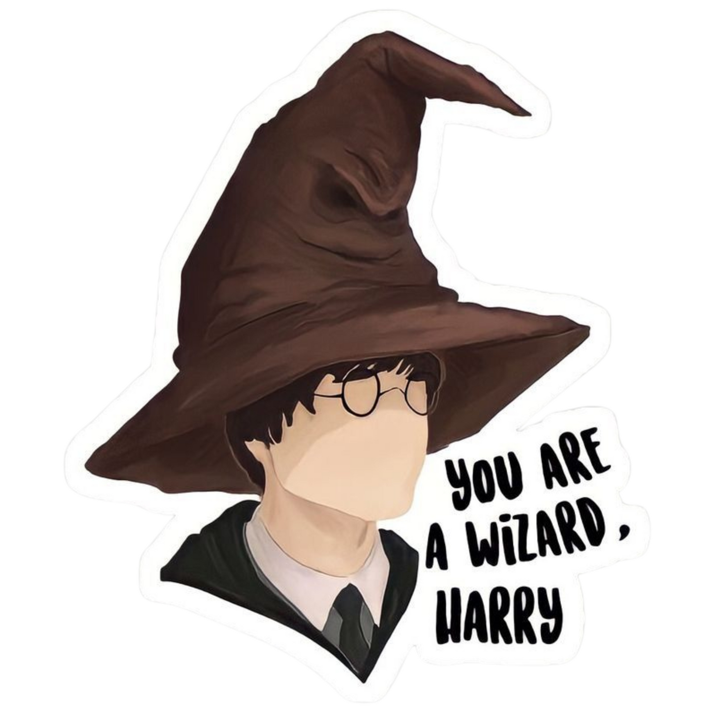 Harry Potter Stickers - Sorting Hat Wizard
