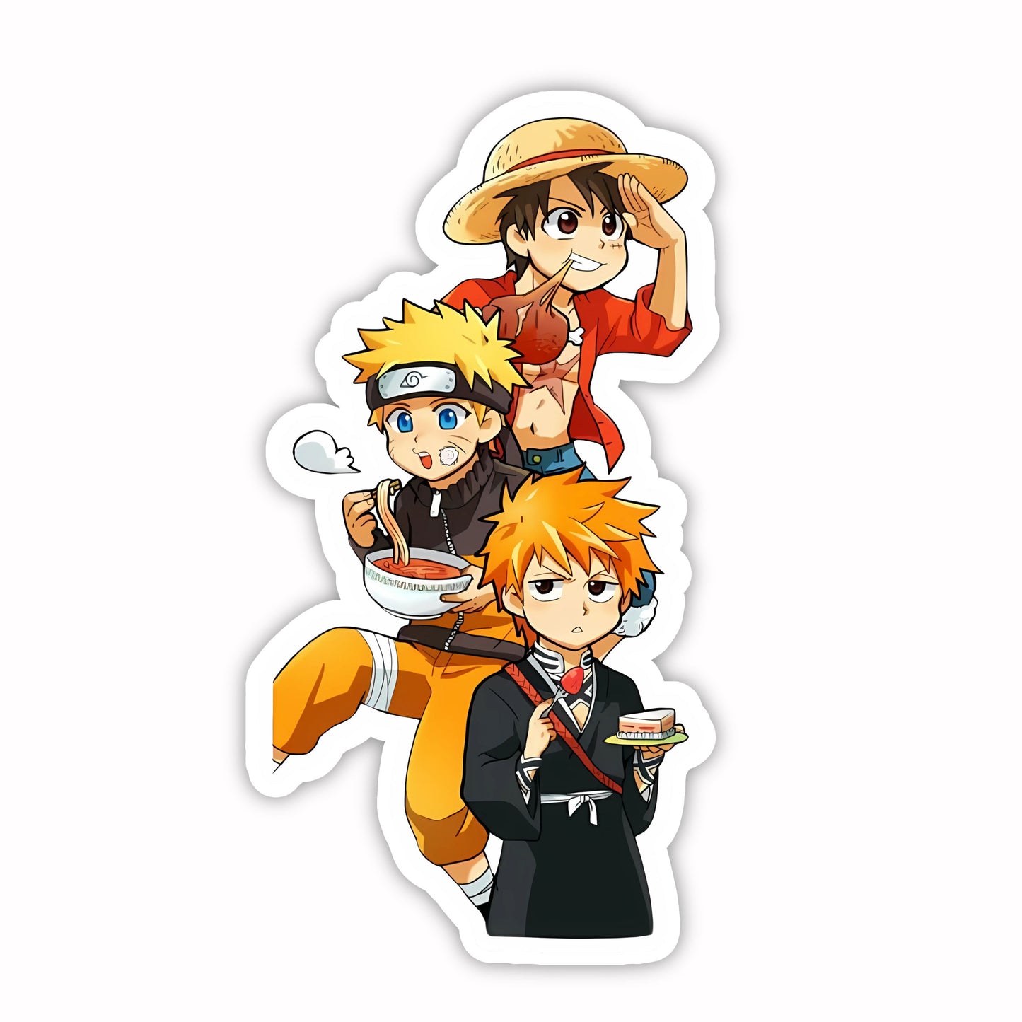Anime Stickers - Anime Food Crew