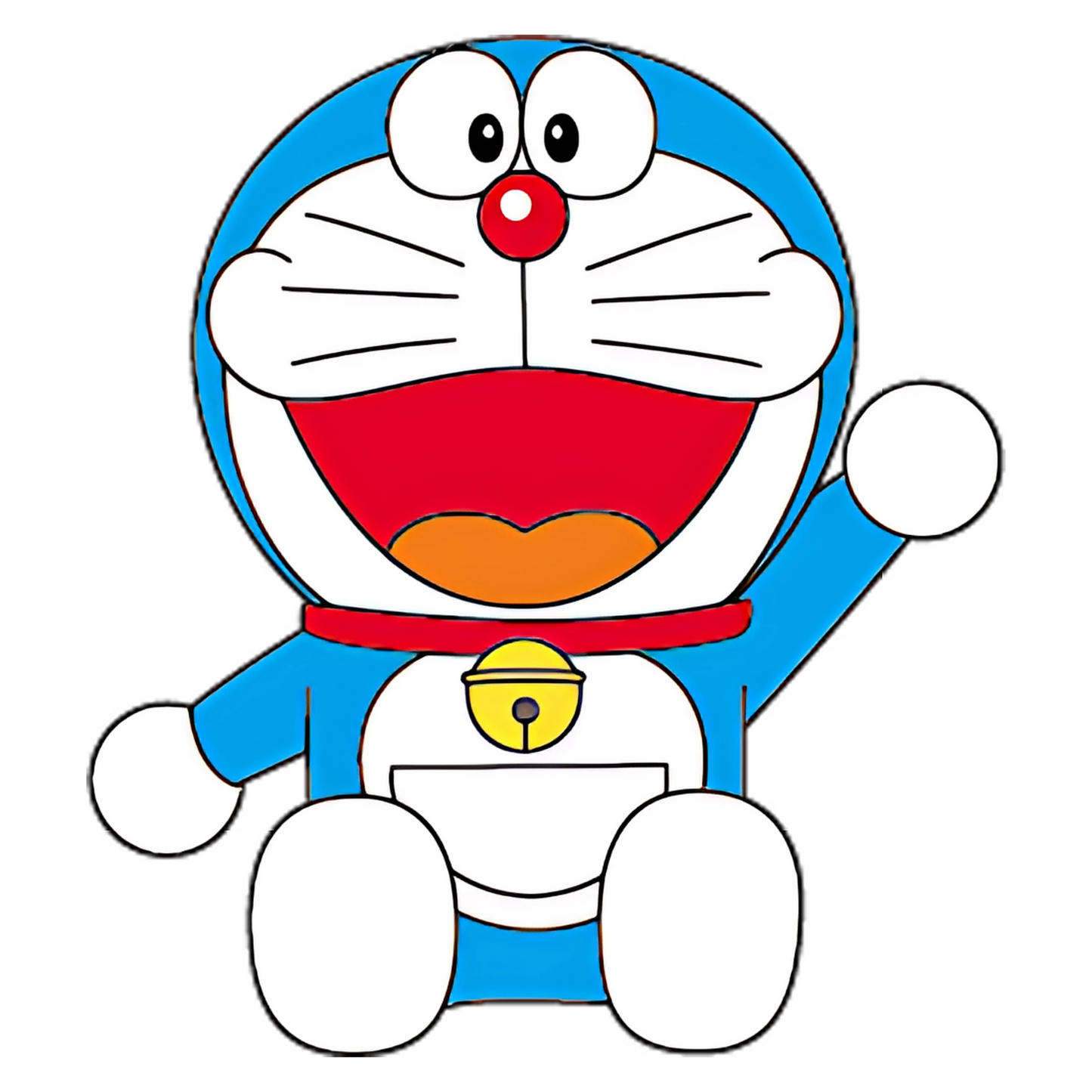 Doraemon Stickers - Winking Happy Doraemon