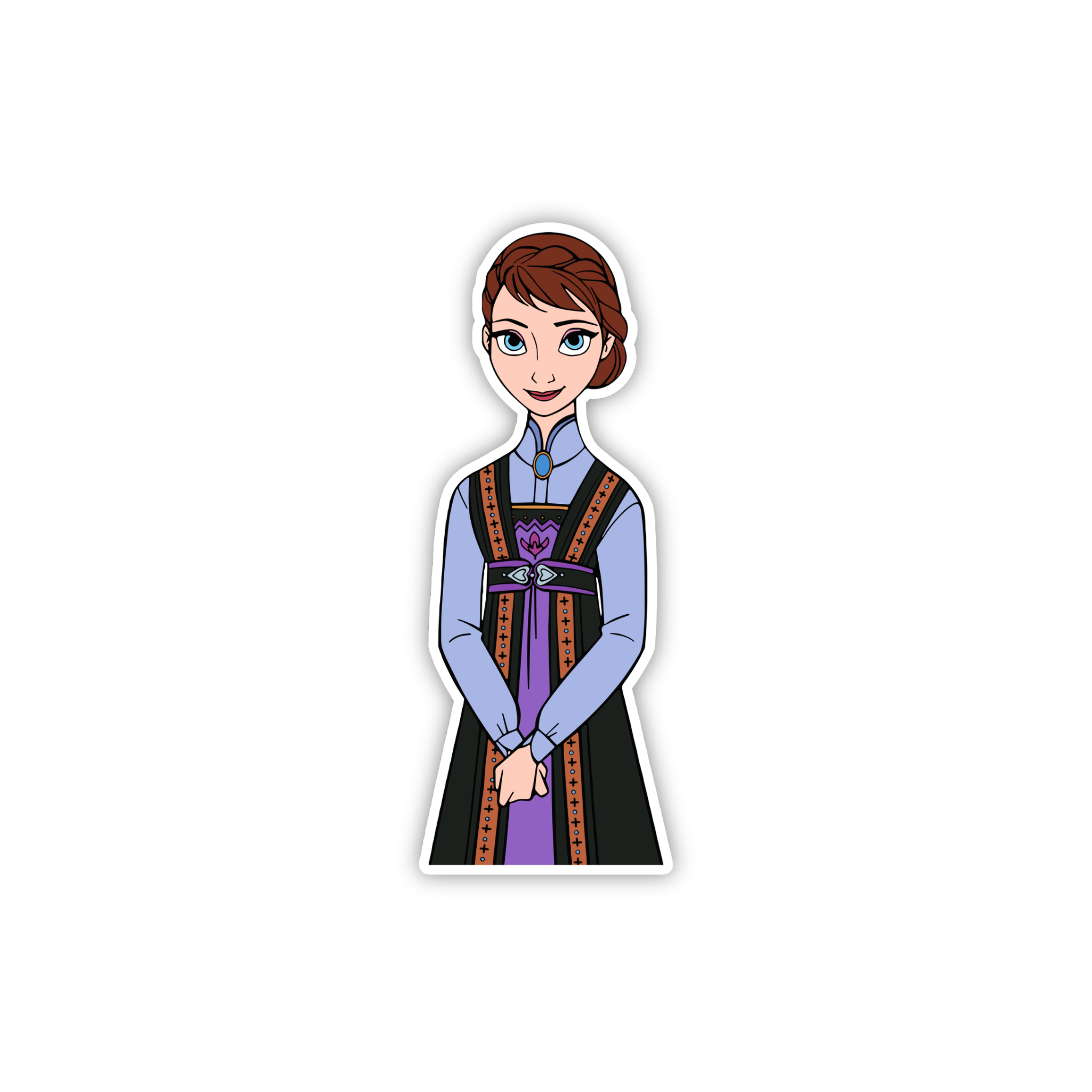 Anna Princess Portrait Sticker