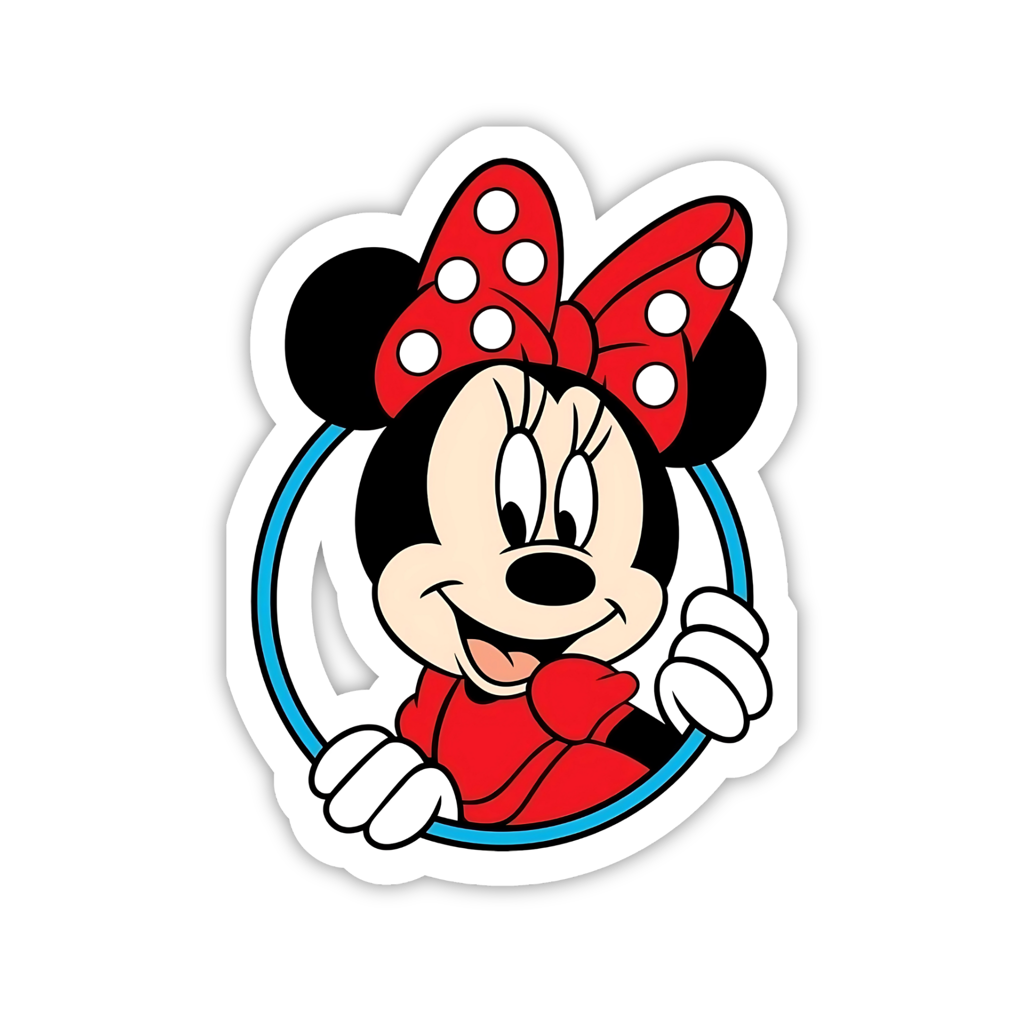 Minnie Circle Frame Sticker
