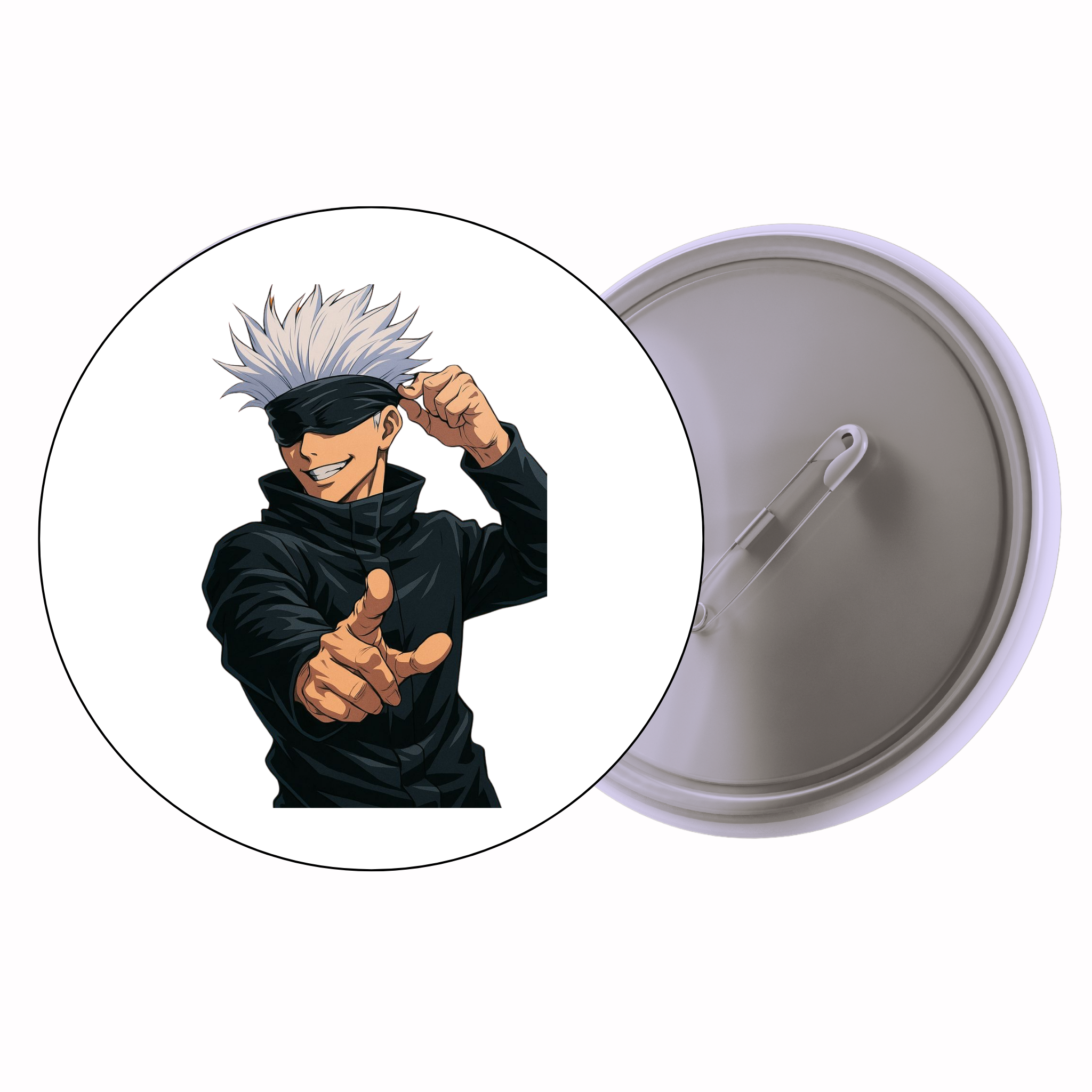 Jujutsu Kaisen Satoru Gojo Blindfold Anime Pin Badge