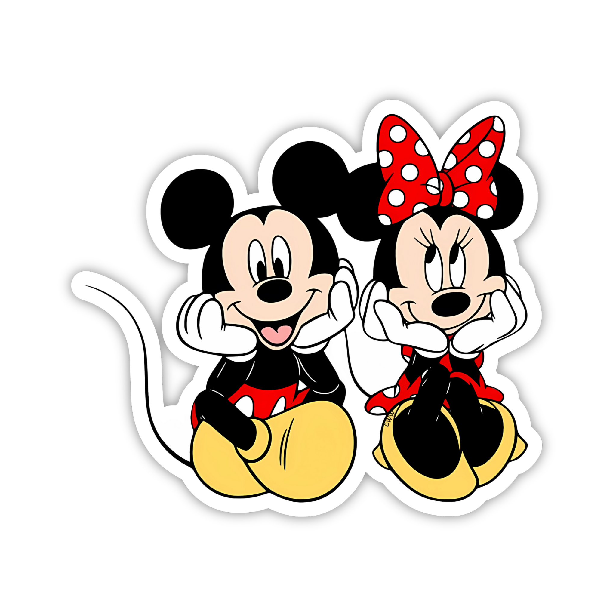 Mickey Minnie Classic Duo Sticker