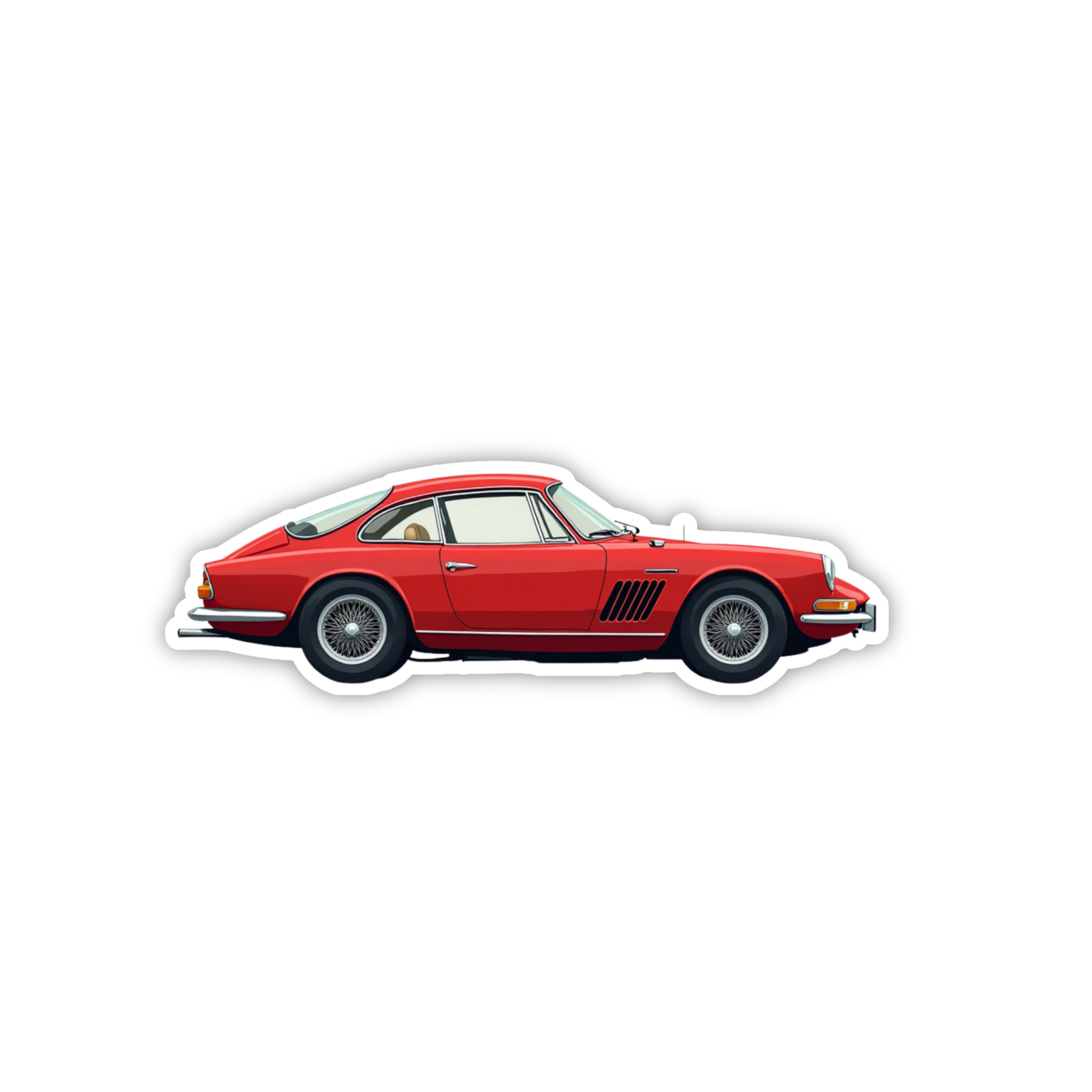 Hot Wheels Supercar Design #32 Premium Car Sticker