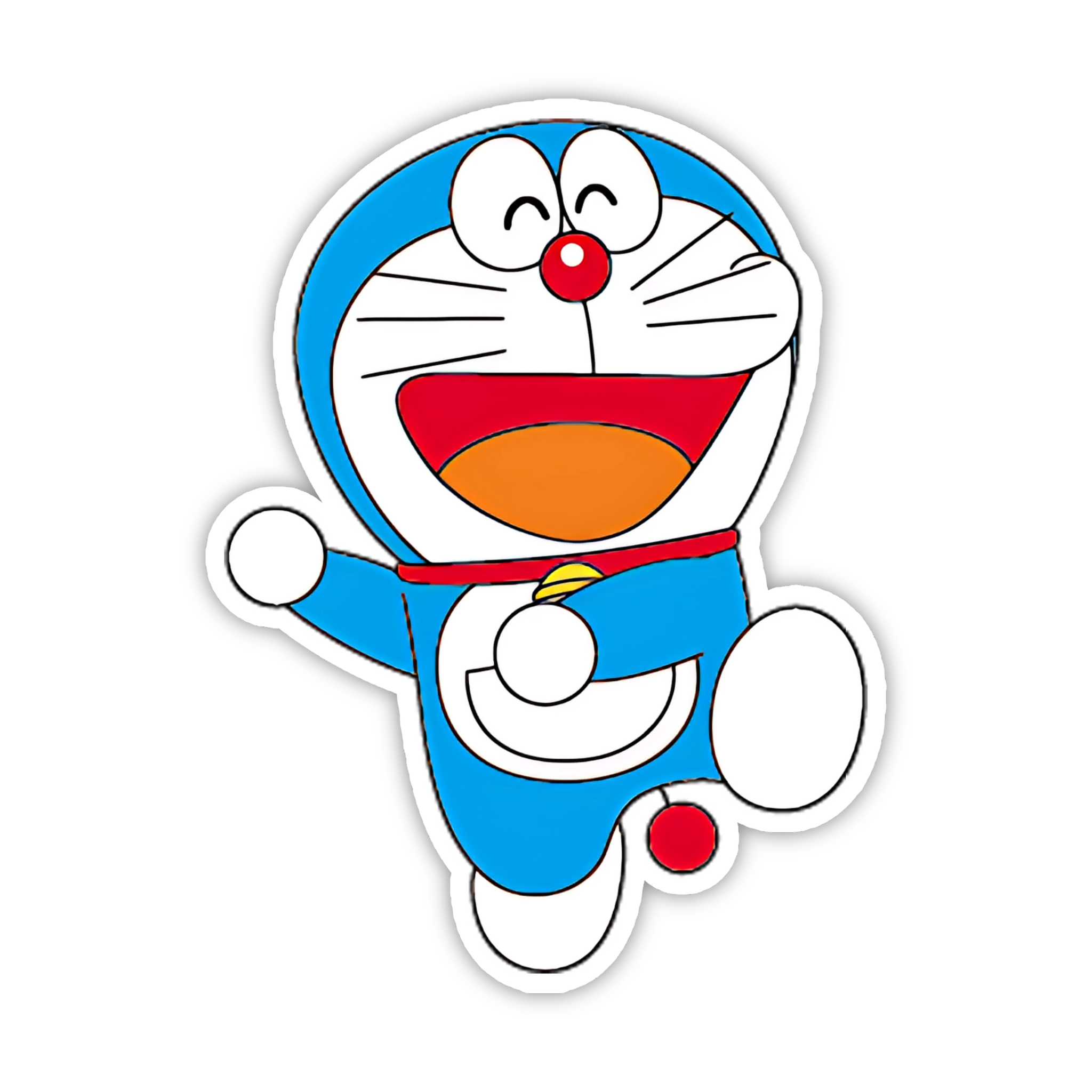 Doraemon Cheer Walk Sticker