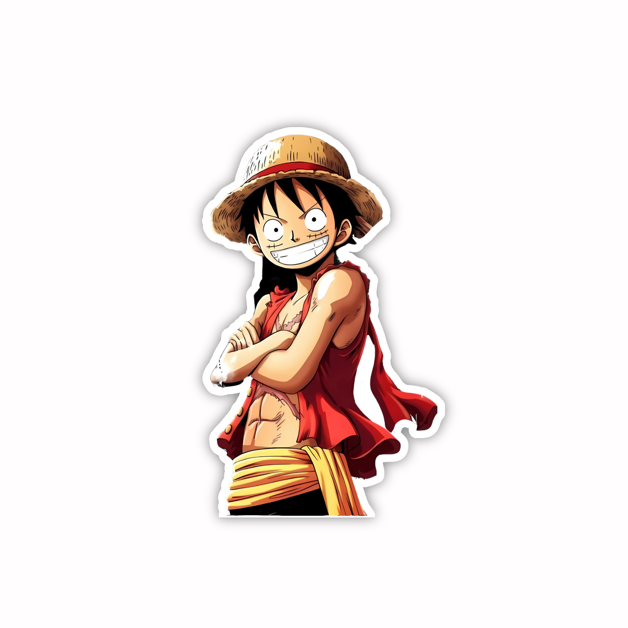 Luffy Standing Pose Sticker