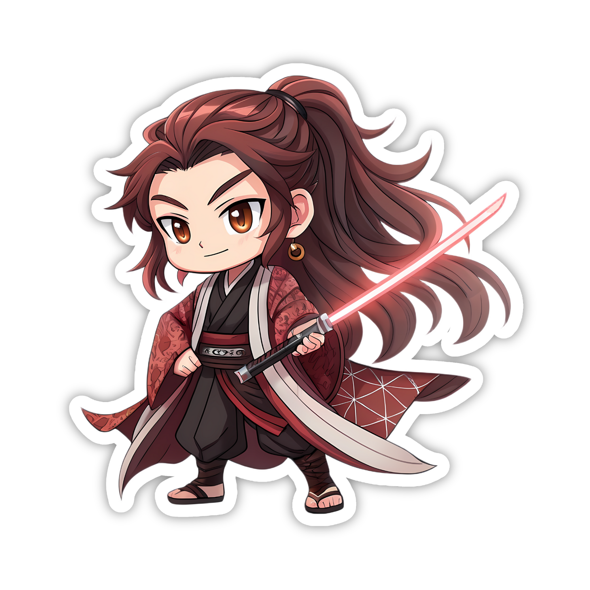 Yoriichi Tsugikuni Chibi Sticker