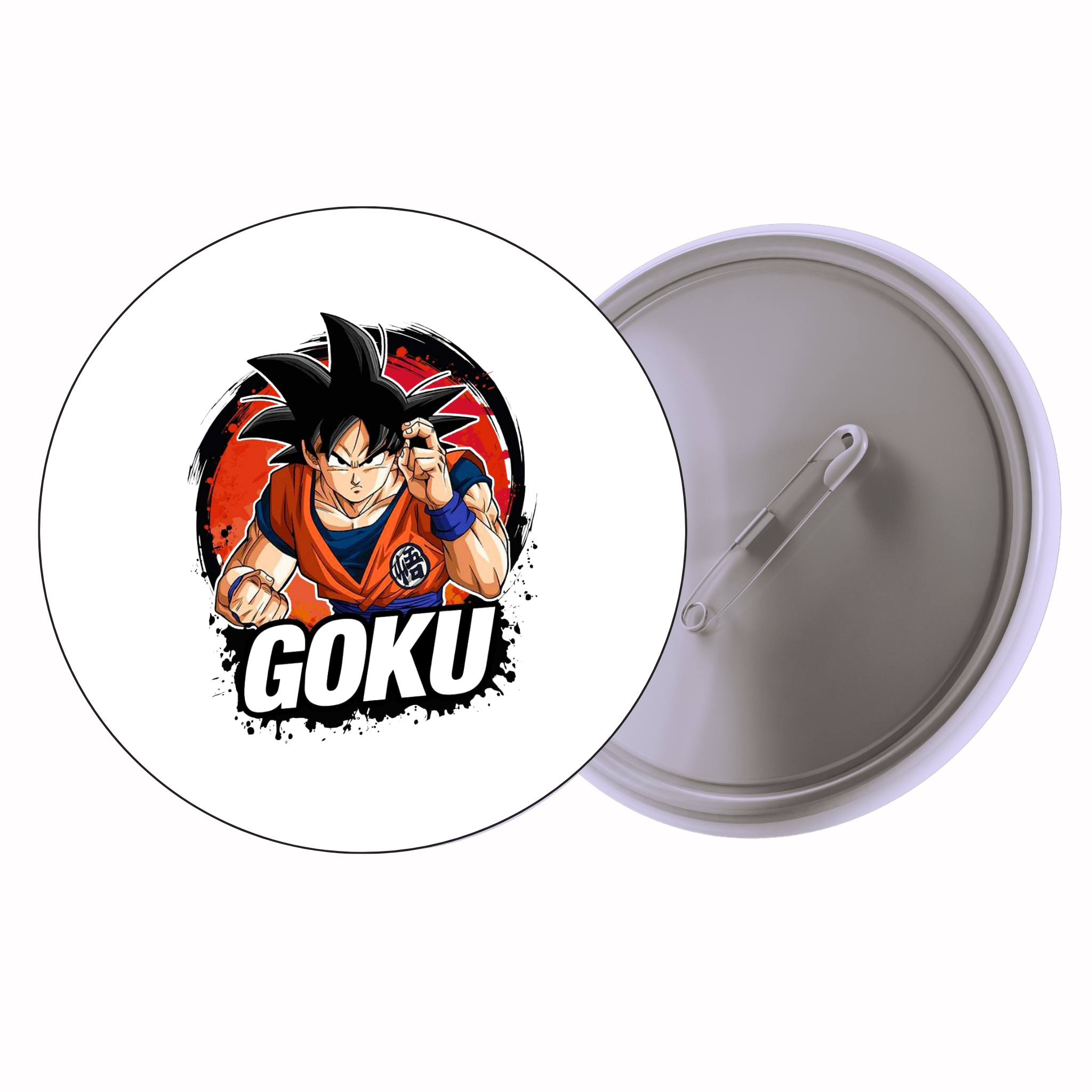 Dragon Ball Goku Logo Anime Pin Badge