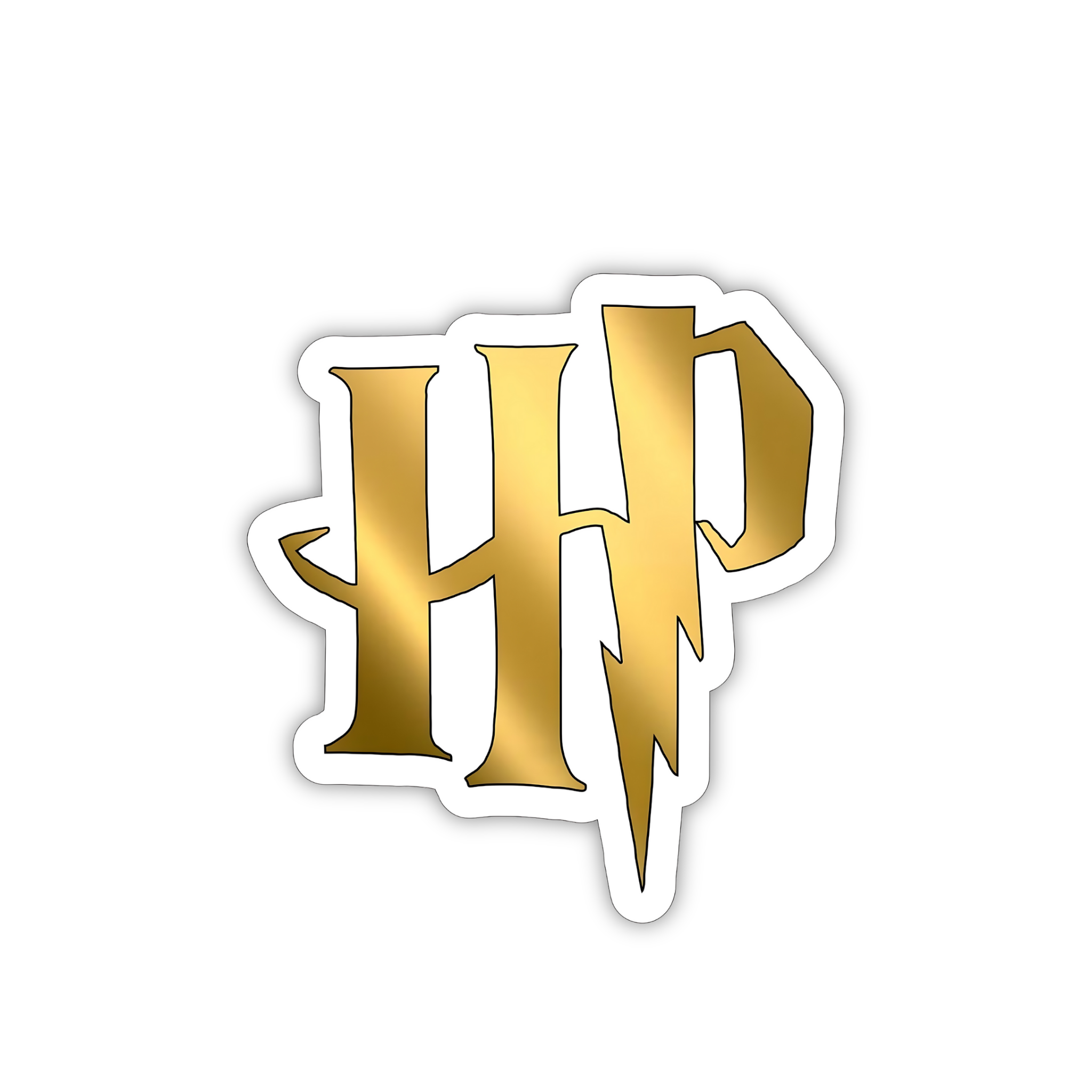 HP Golden Monogram Minimal Sticker