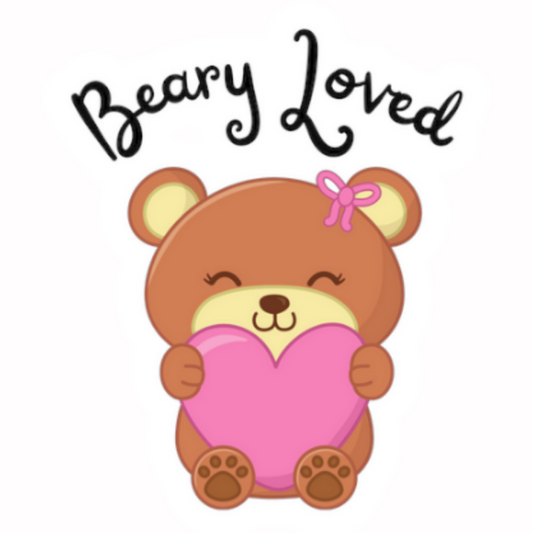 Pun Stickers - Beary Loved