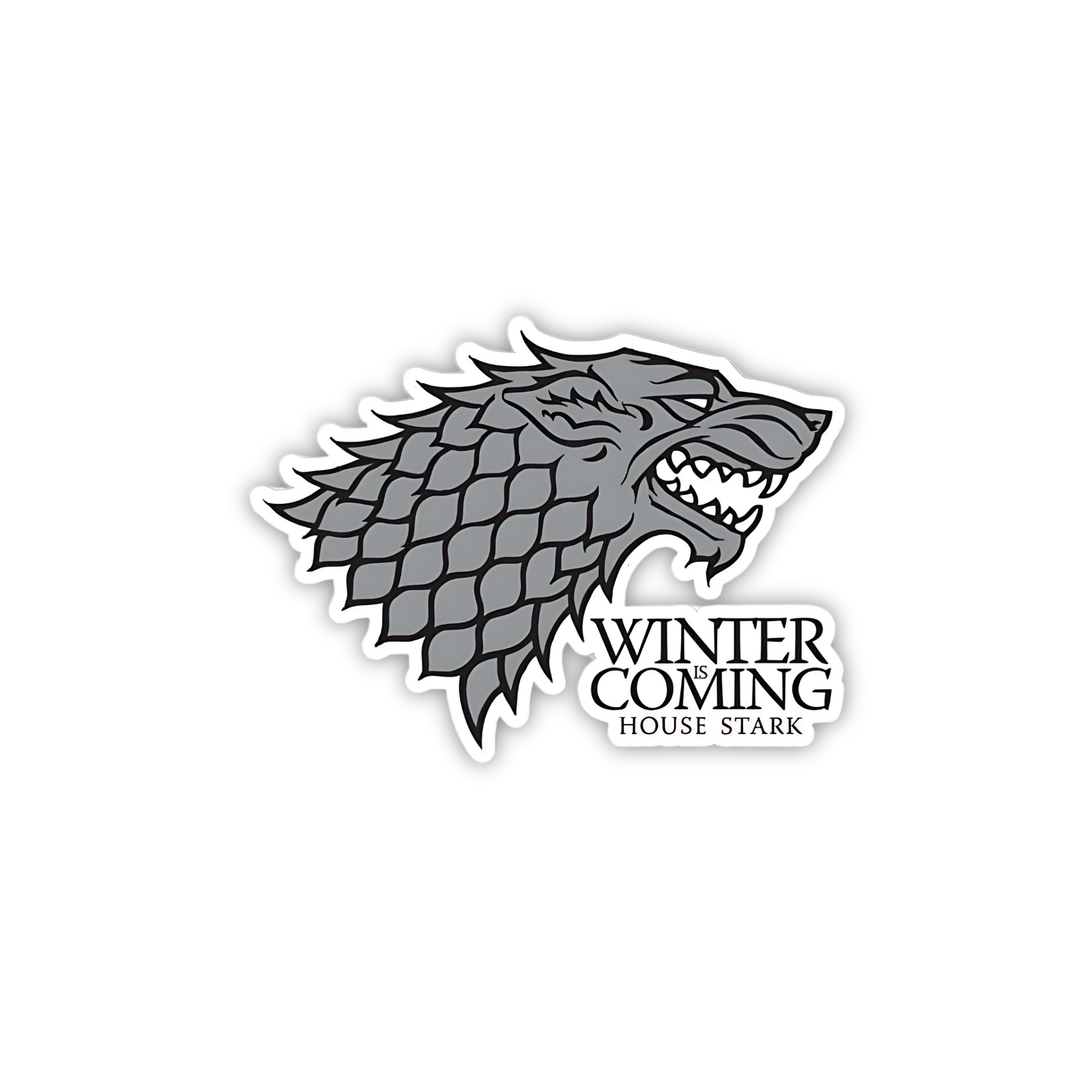 House Stark Direwolf Sigil Sticker