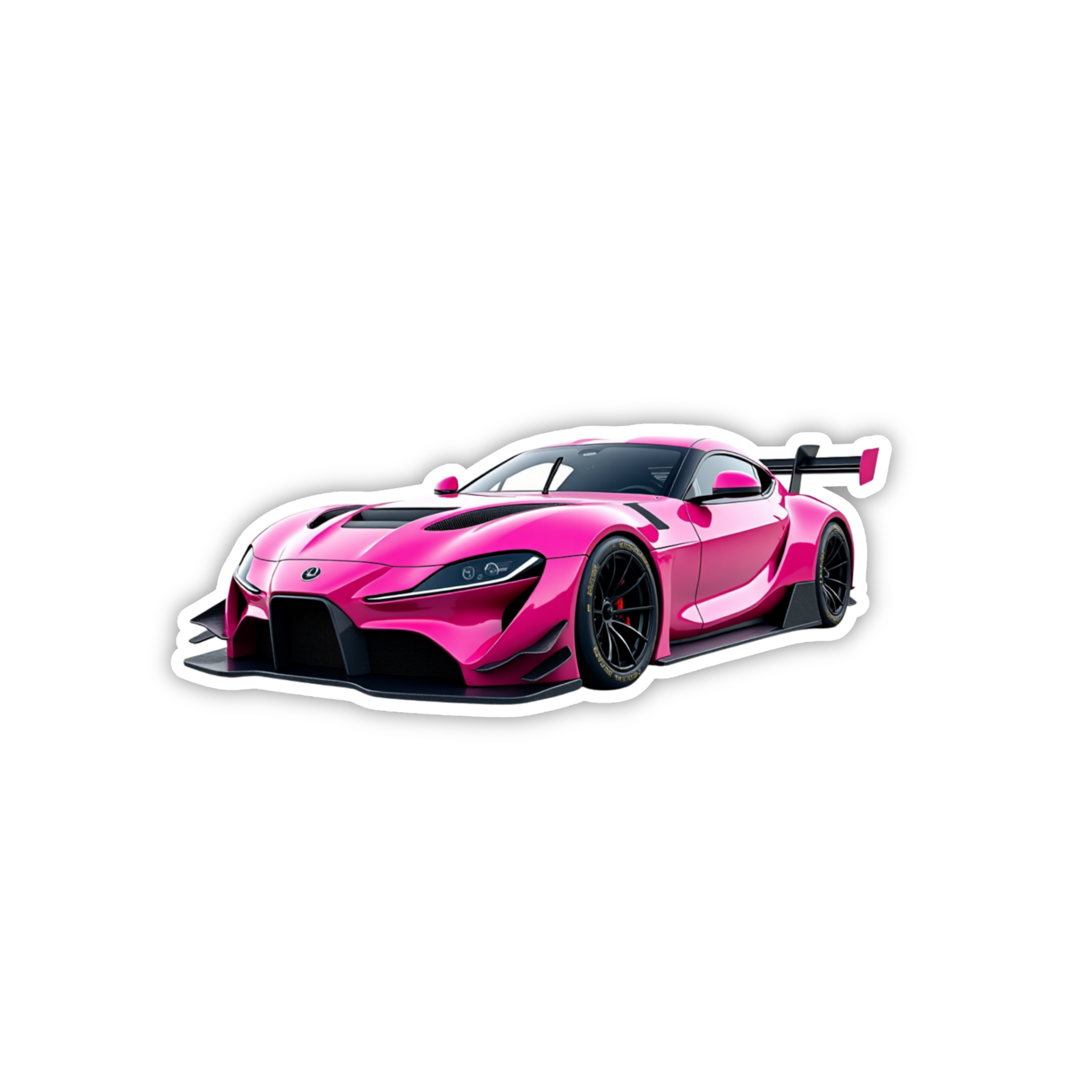 Hot Wheels Supercar Design #34 Premium Car Sticker