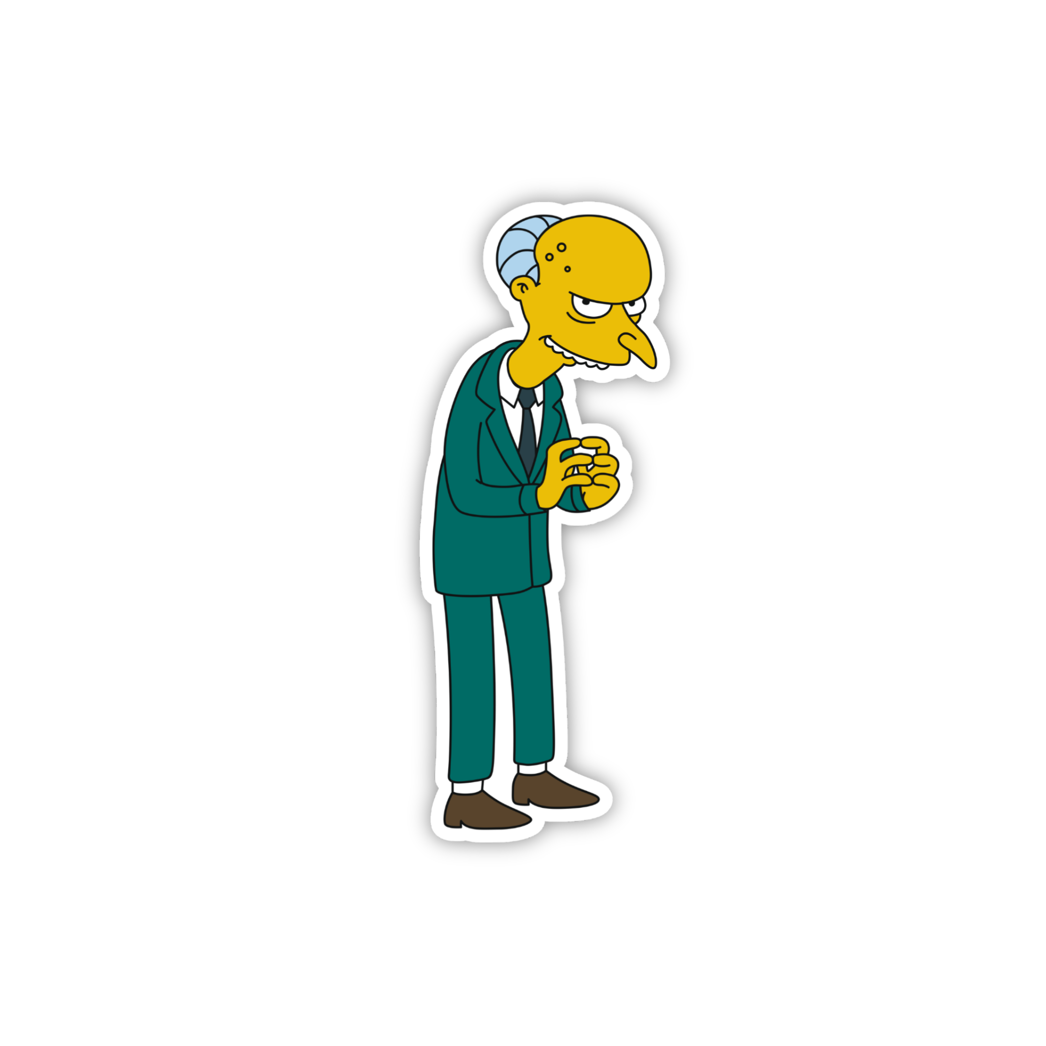 Animated Yellow Family Pose 34 Cartoon Sticker