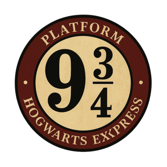 Harry Potter Stickers - Platform 9¾ Sign