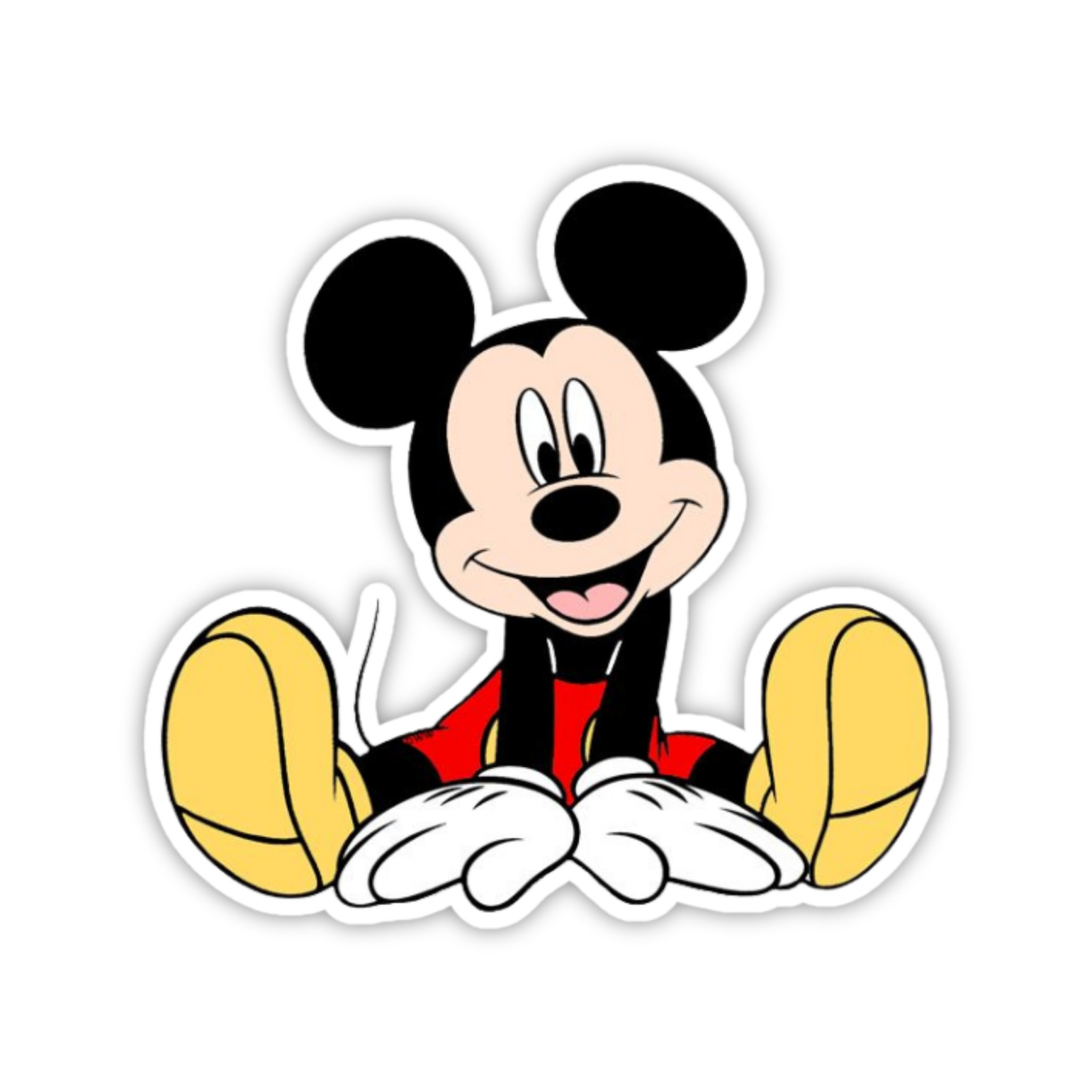 Mickey Relax Sit Sticker