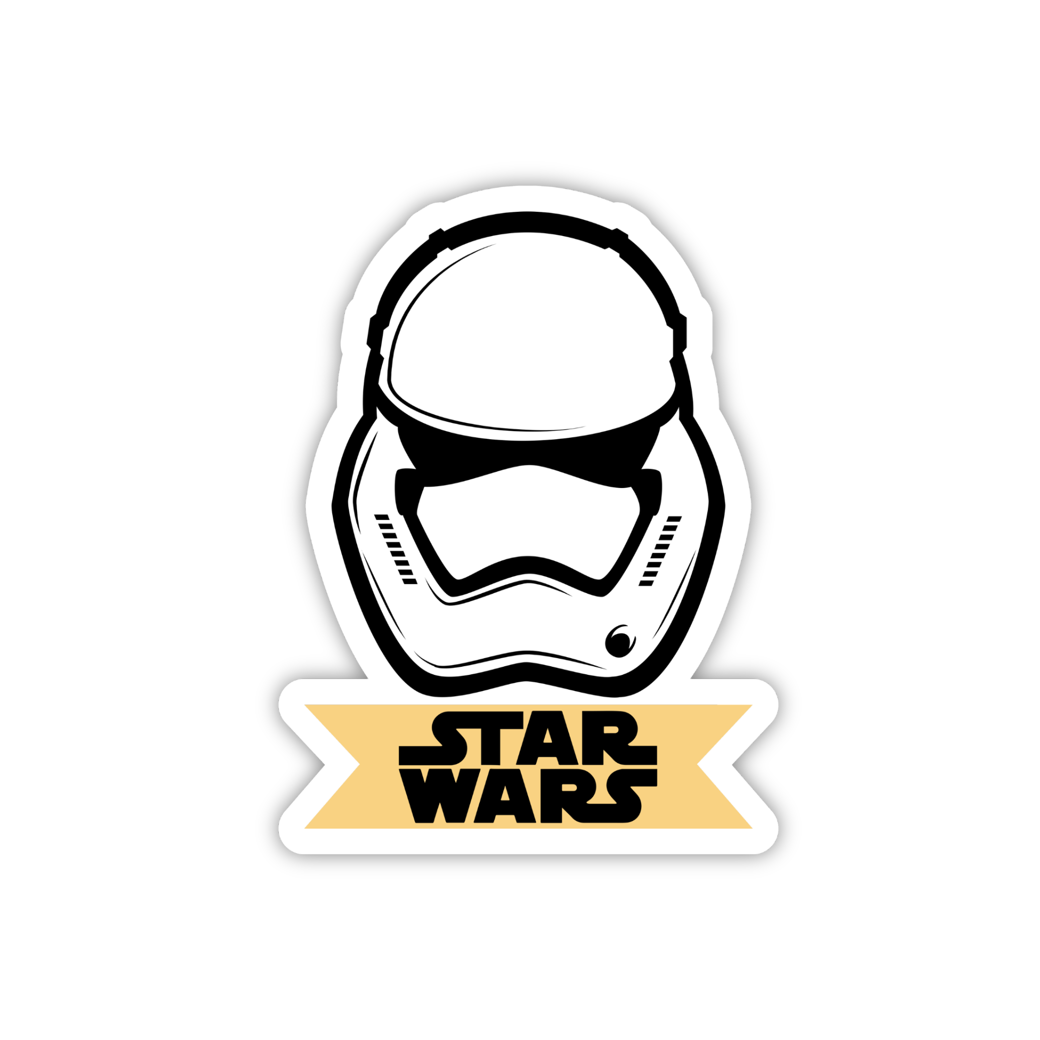 Classic Trooper Head Sticker